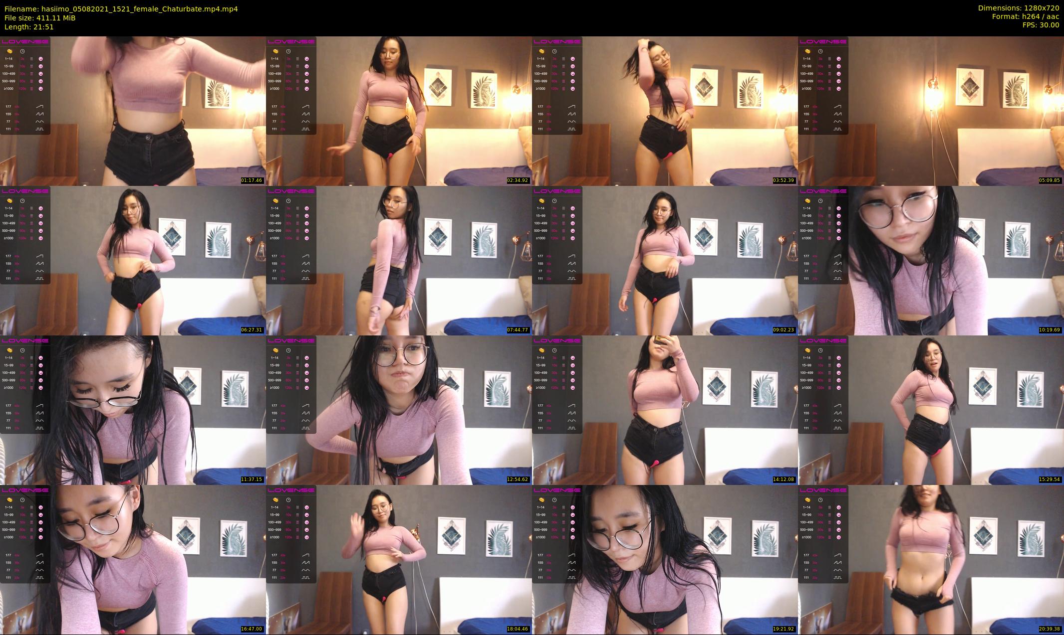 hasiimo — 22 minute Chaturbate female cam show recording, 720p, Aug 5, 2021