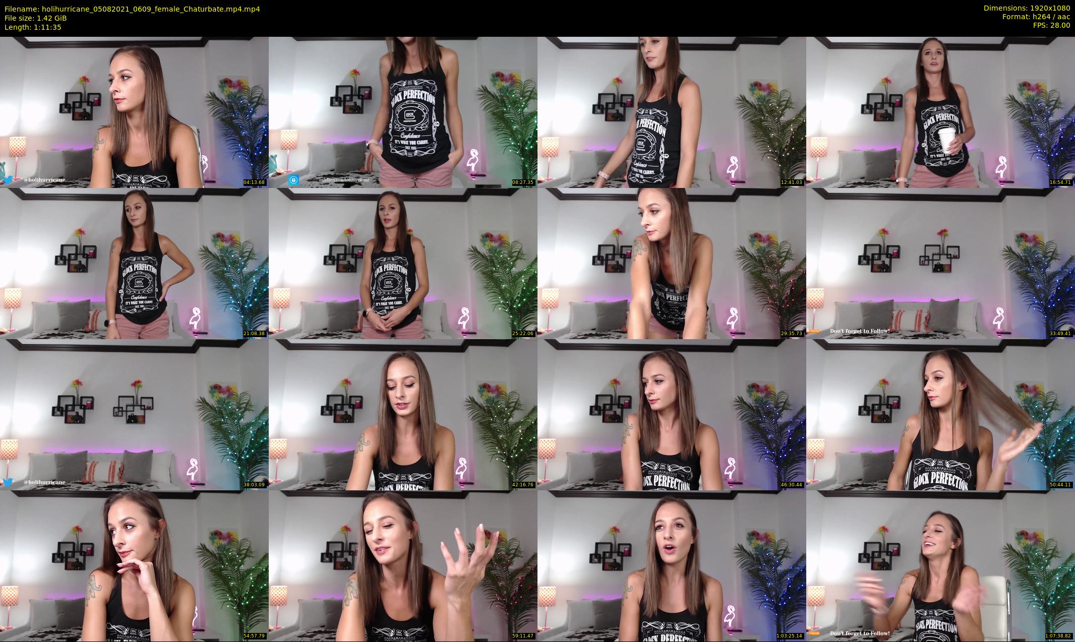 holihurricane — 72 minute Chaturbate female cam show recording, 1080p, Aug 5, 2021