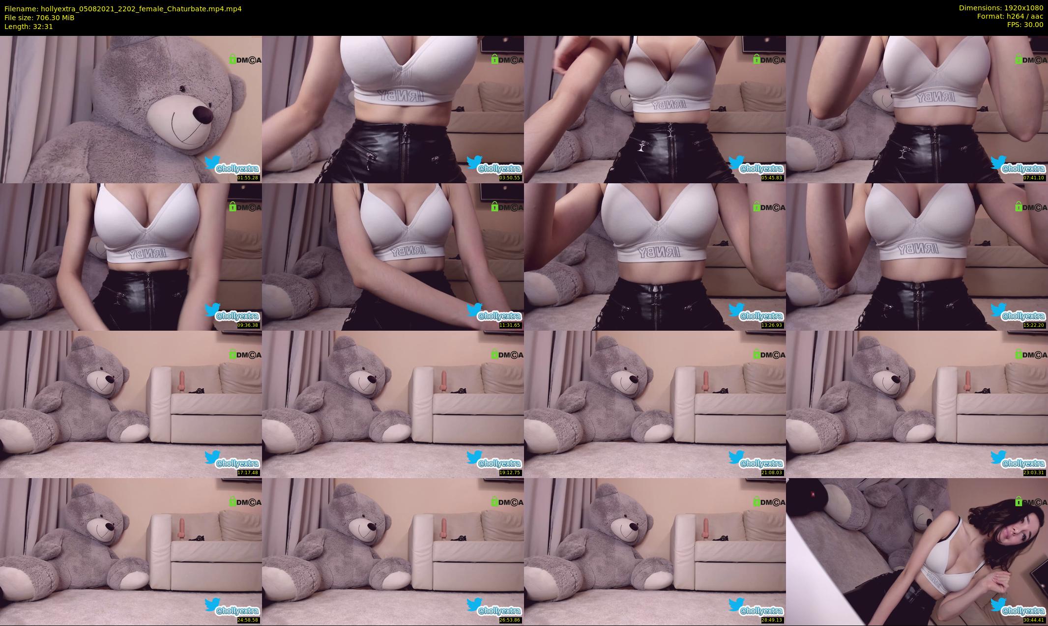 hollyextra — 33 minute Chaturbate female cam show recording, 1080p, Aug 5, 2021