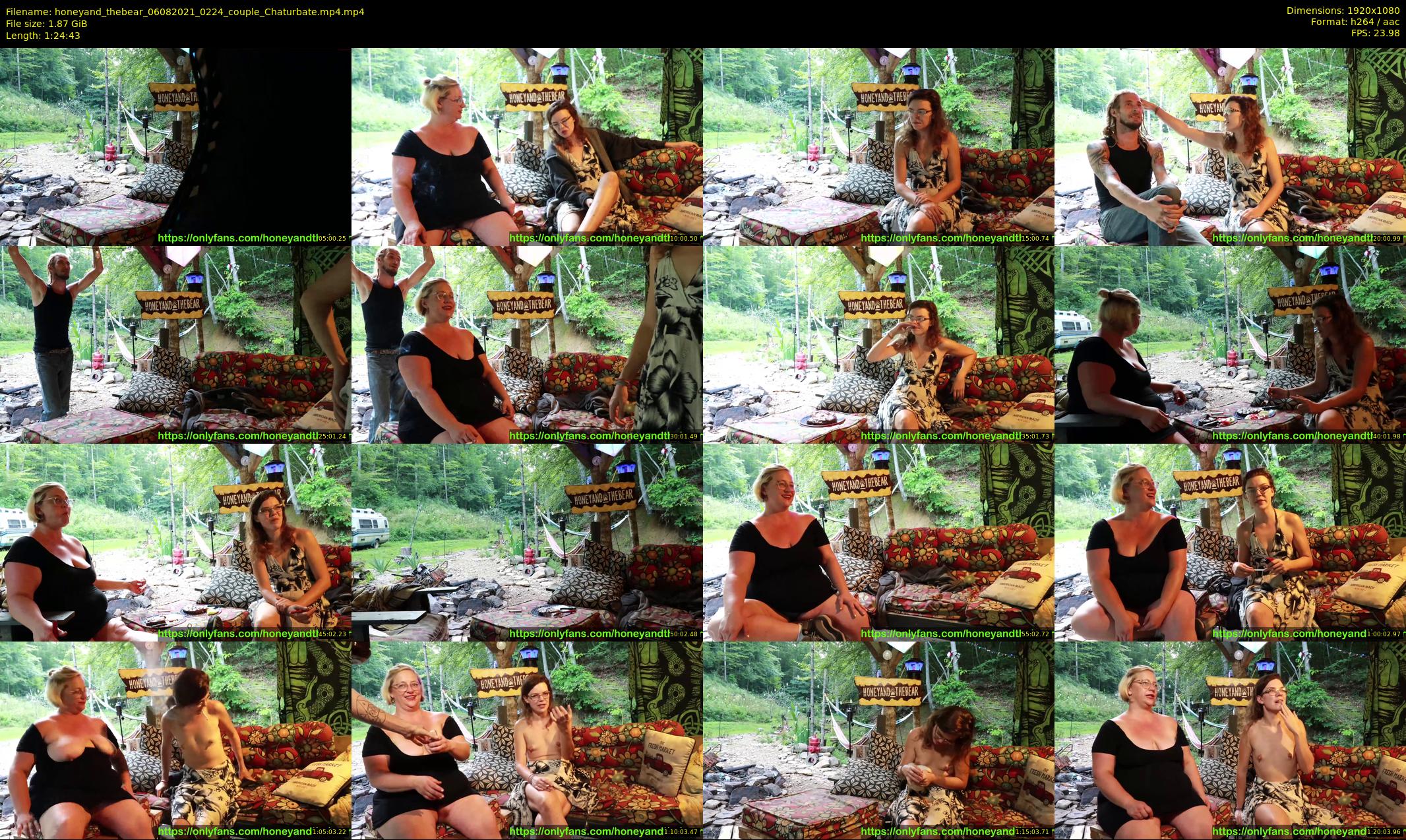 honeyand_thebear — 85 minute Chaturbate couple cam show recording, 1080p, Aug 6, 2021