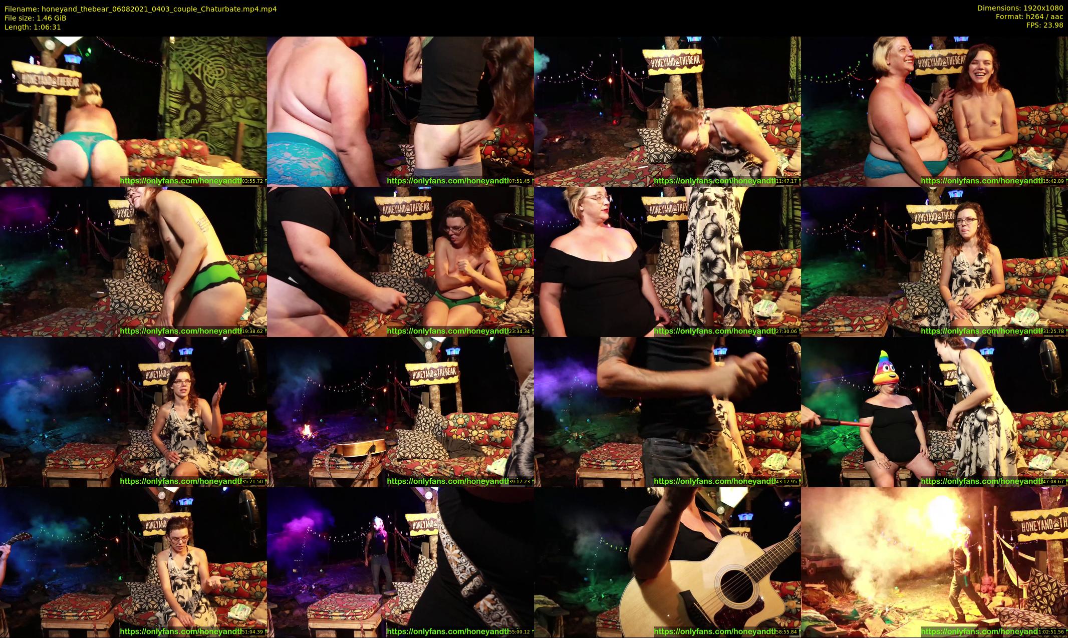 honeyand_thebear — 67 minute Chaturbate couple cam show recording, 1080p, Aug 6, 2021