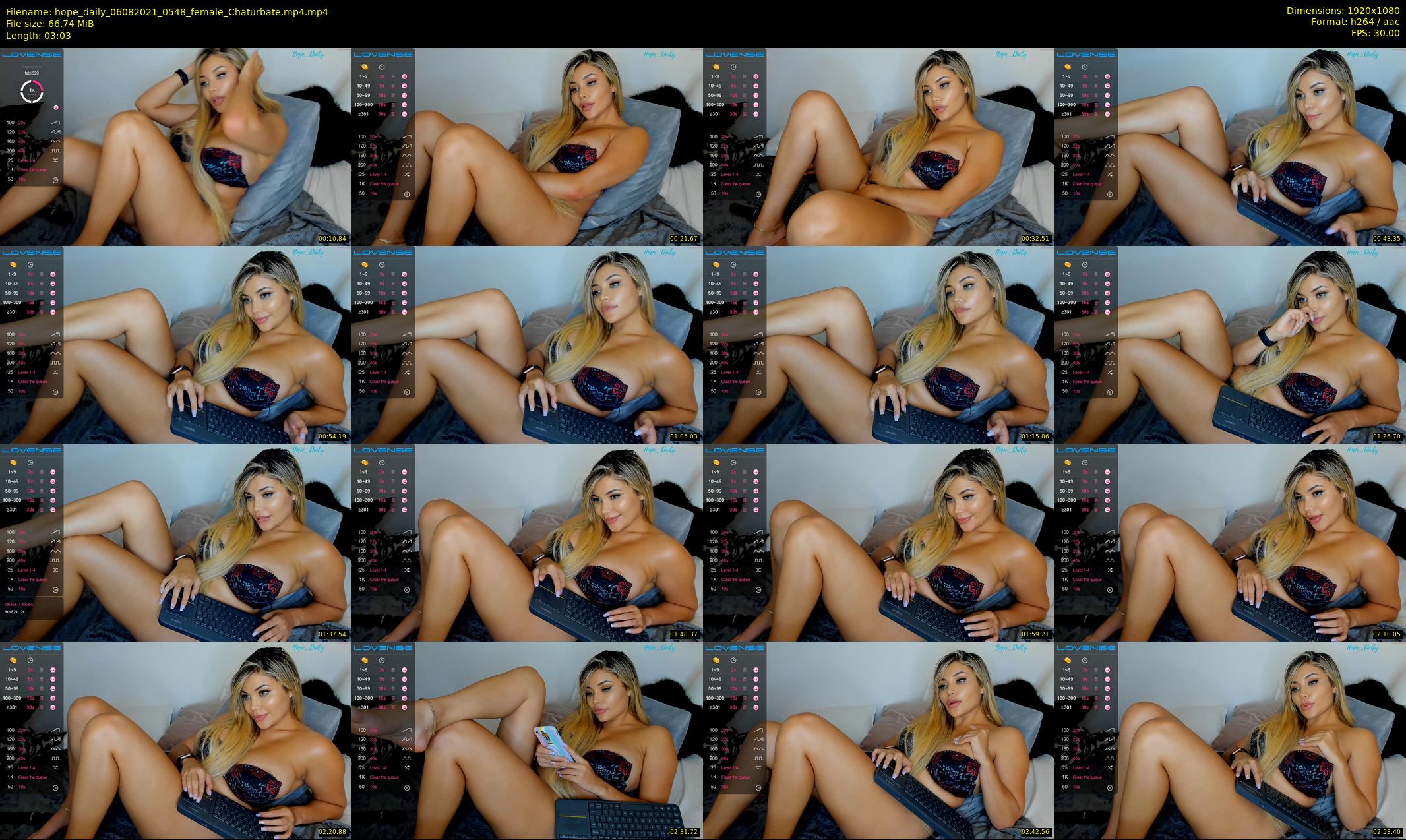 hope_daily — 4 minute Chaturbate female cam show recording, 1080p, Aug 6, 2021