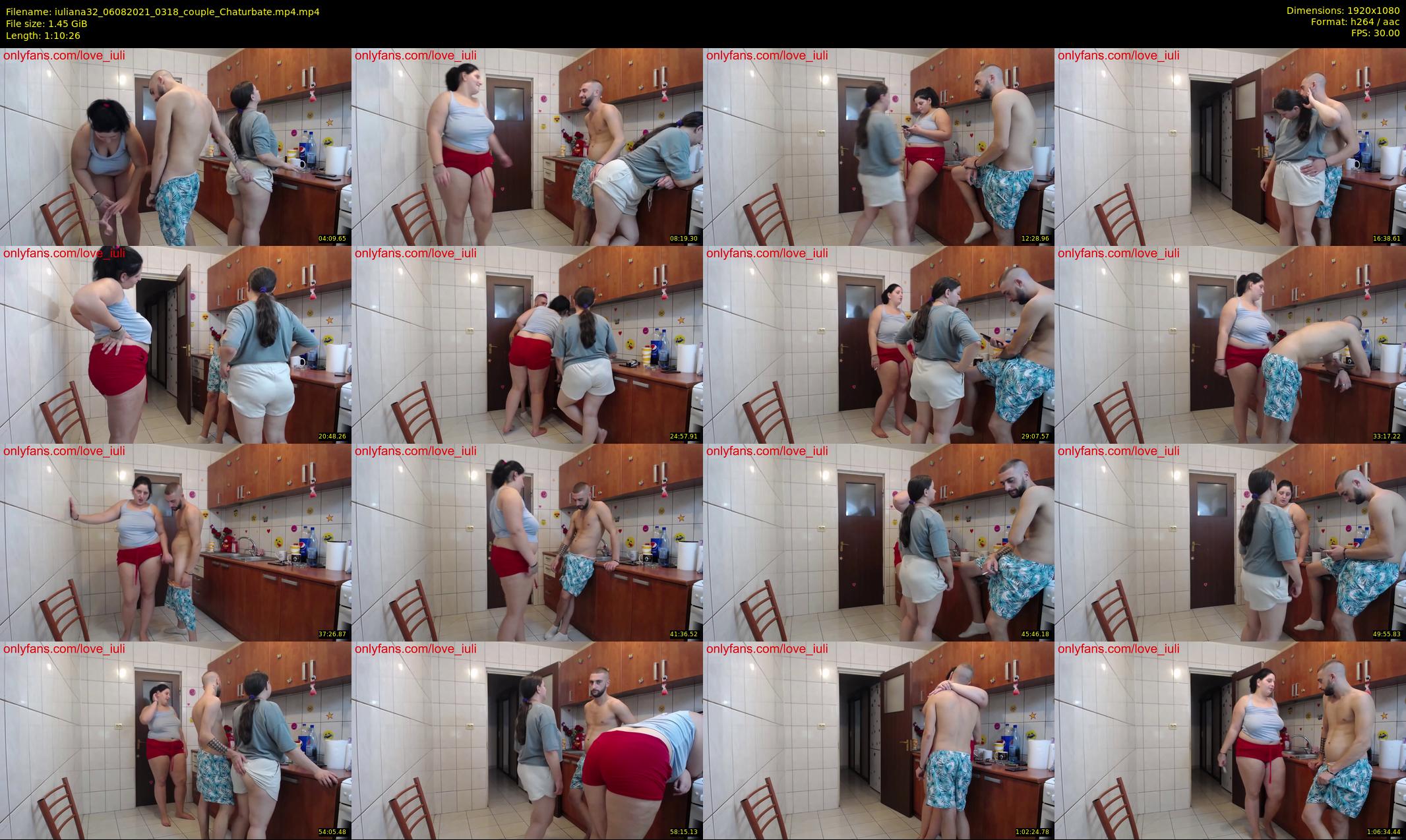 iuliana32 — 71 minute Chaturbate couple cam show recording, 1080p, Aug 6, 2021