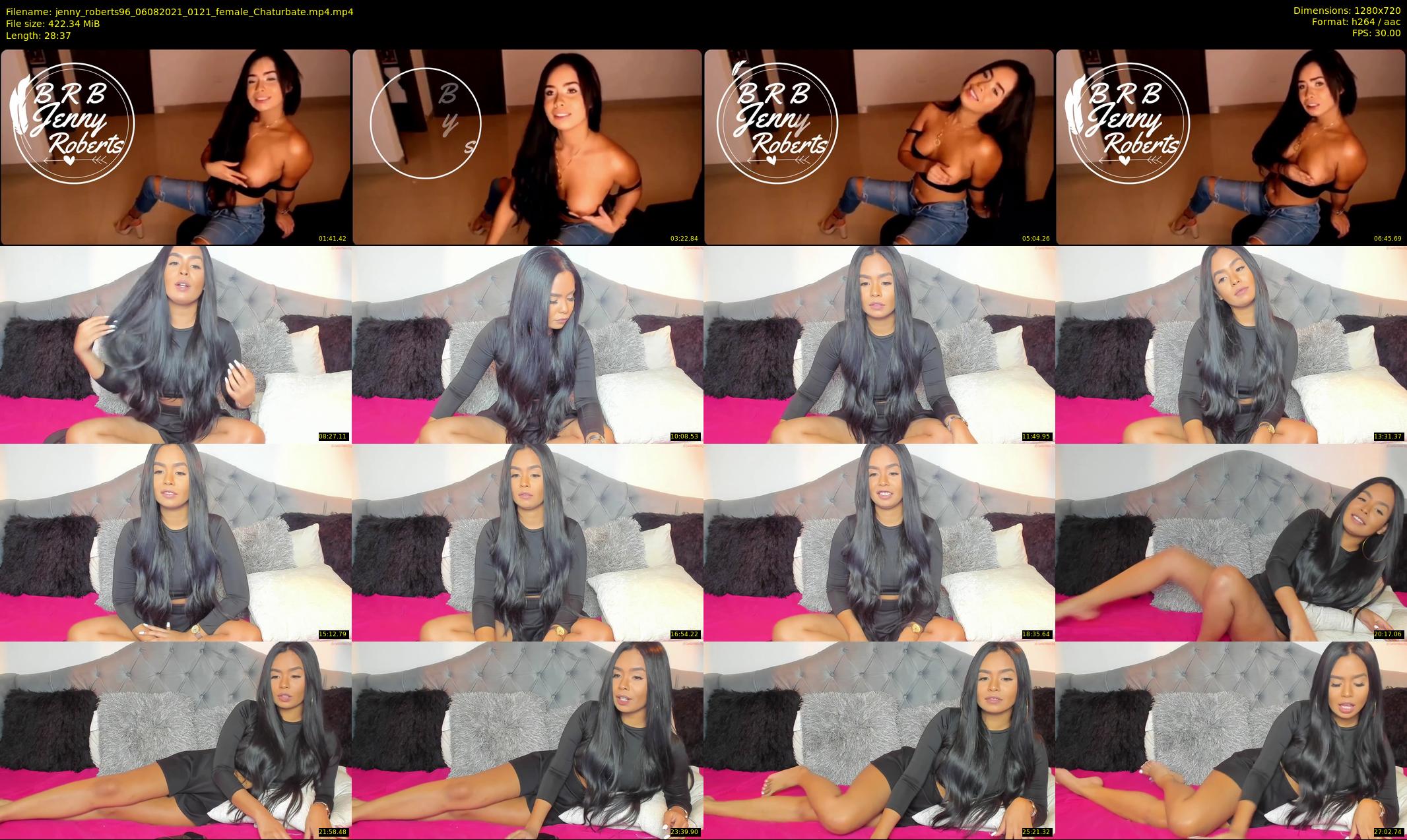 jenny_roberts96 — 29 minute Chaturbate female cam show recording, 720p, Aug 6, 2021