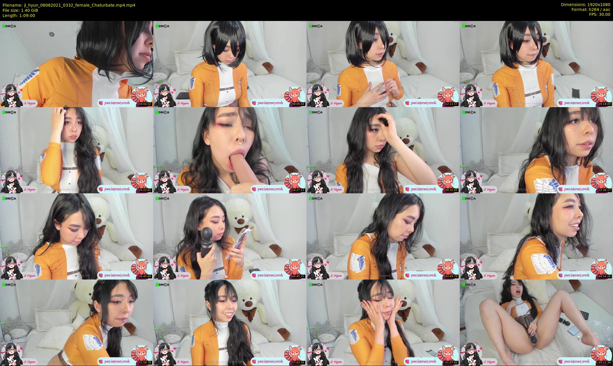 ji_hyun — 69 minute Chaturbate female cam show recording, 1080p, Aug 6, 2021