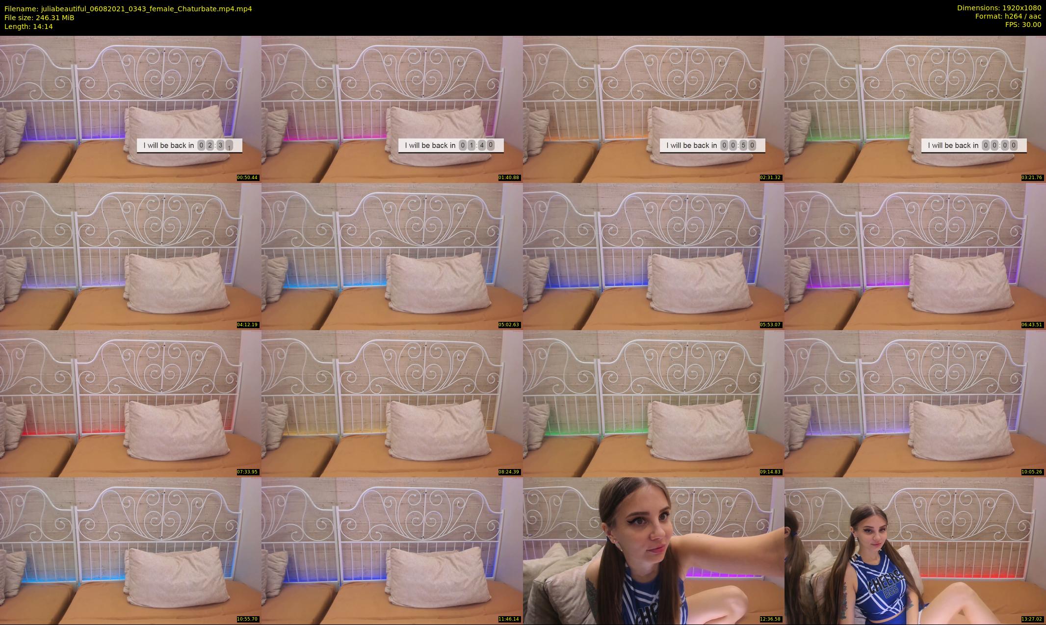 juliabeautiful — 15 minute Chaturbate female cam show recording, 1080p, Aug 6, 2021