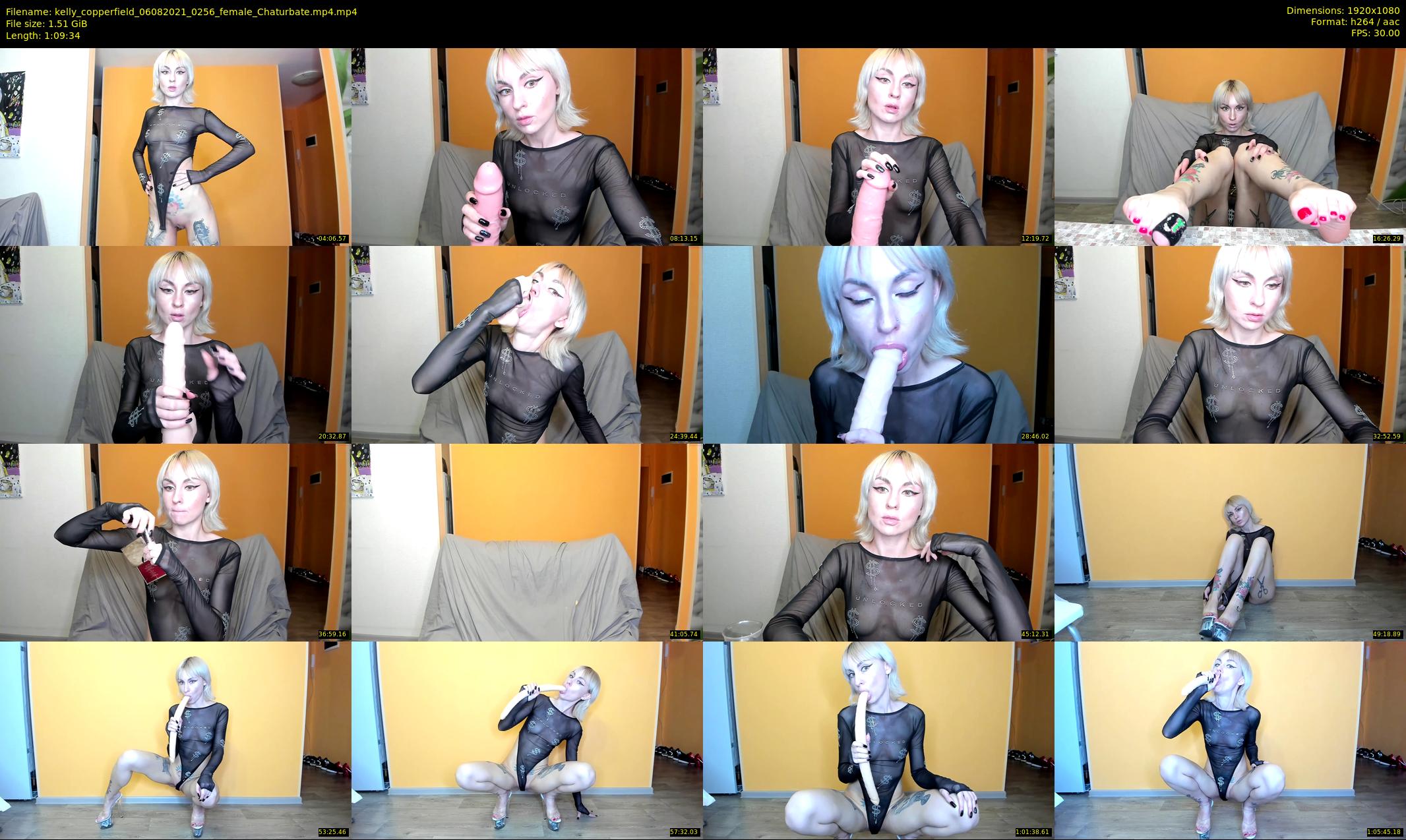 kelly_copperfield — 70 minute Chaturbate female cam show recording, 1080p, Aug 6, 2021