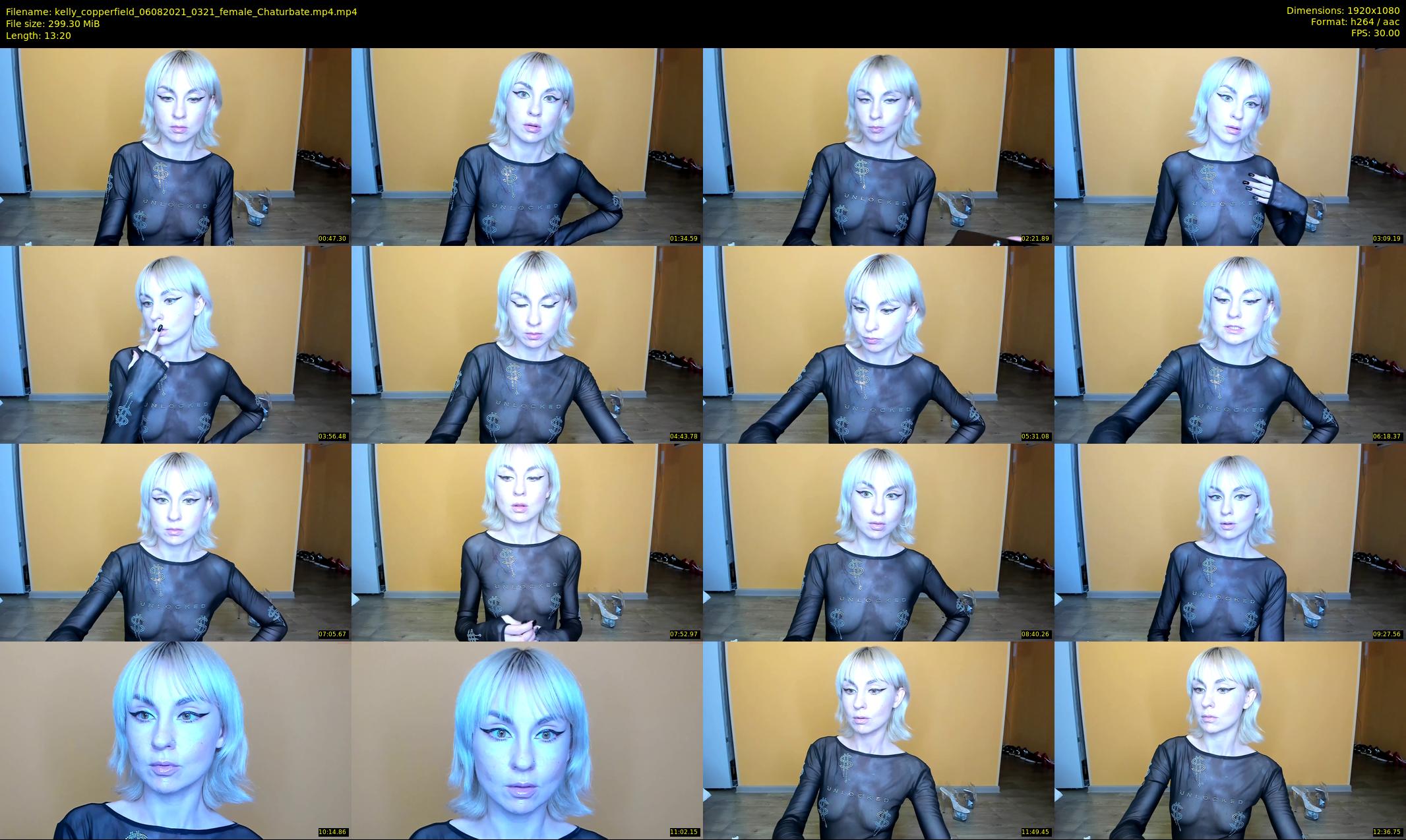 kelly_copperfield — 14 minute Chaturbate female cam show recording, 1080p, Aug 6, 2021