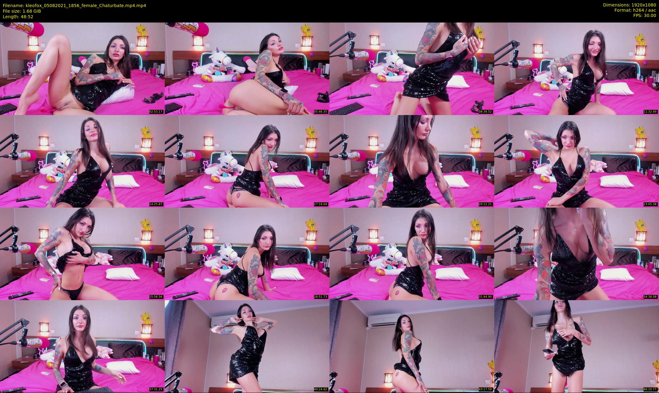 kleofox — 49 minute Chaturbate female cam show recording, 1080p, Aug 5, 2021
