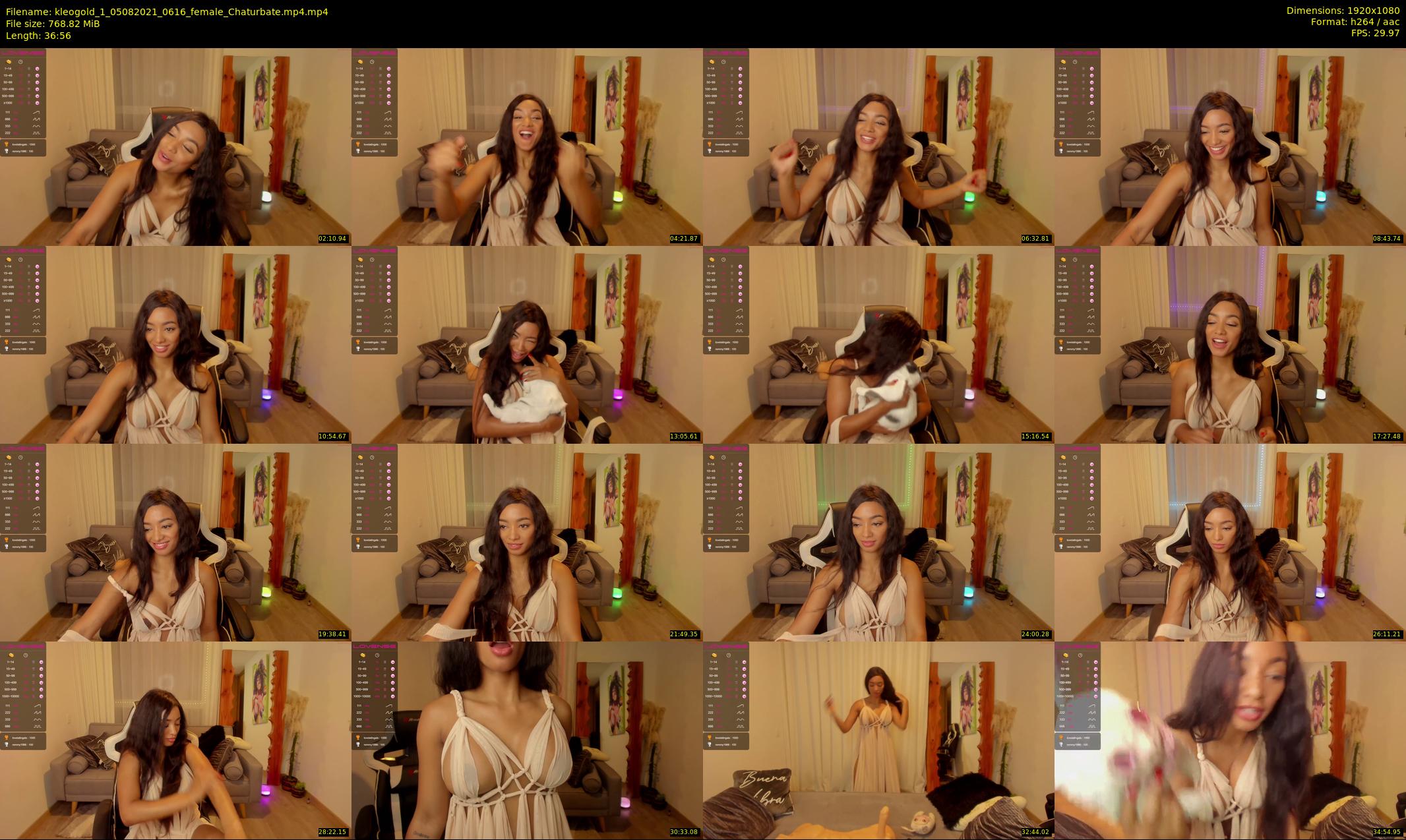 kleogold_1 — 37 minute Chaturbate female cam show recording, 1080p, Aug 5, 2021