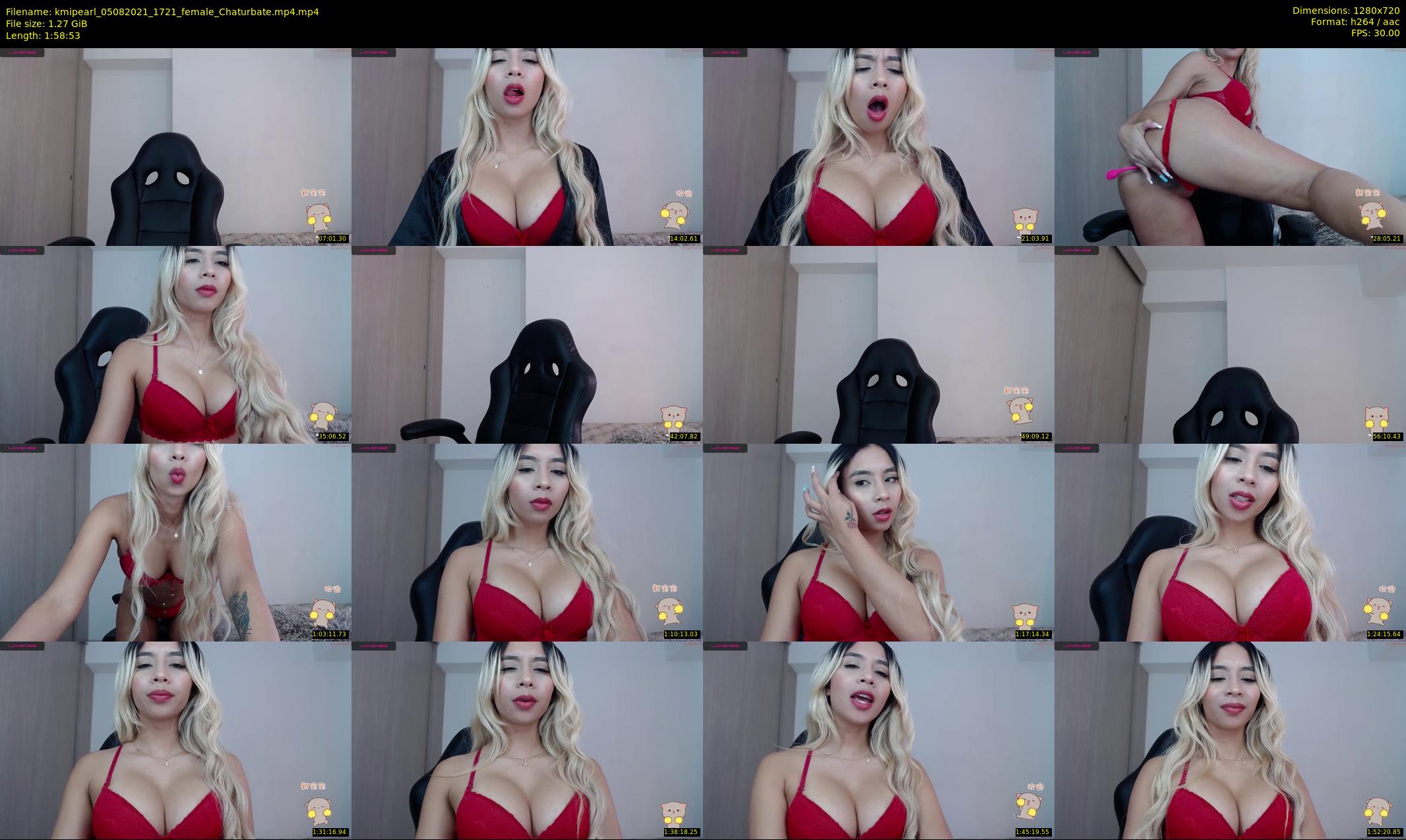 kmipearl — 119 minute Chaturbate female cam show recording, 720p, Aug 5, 2021