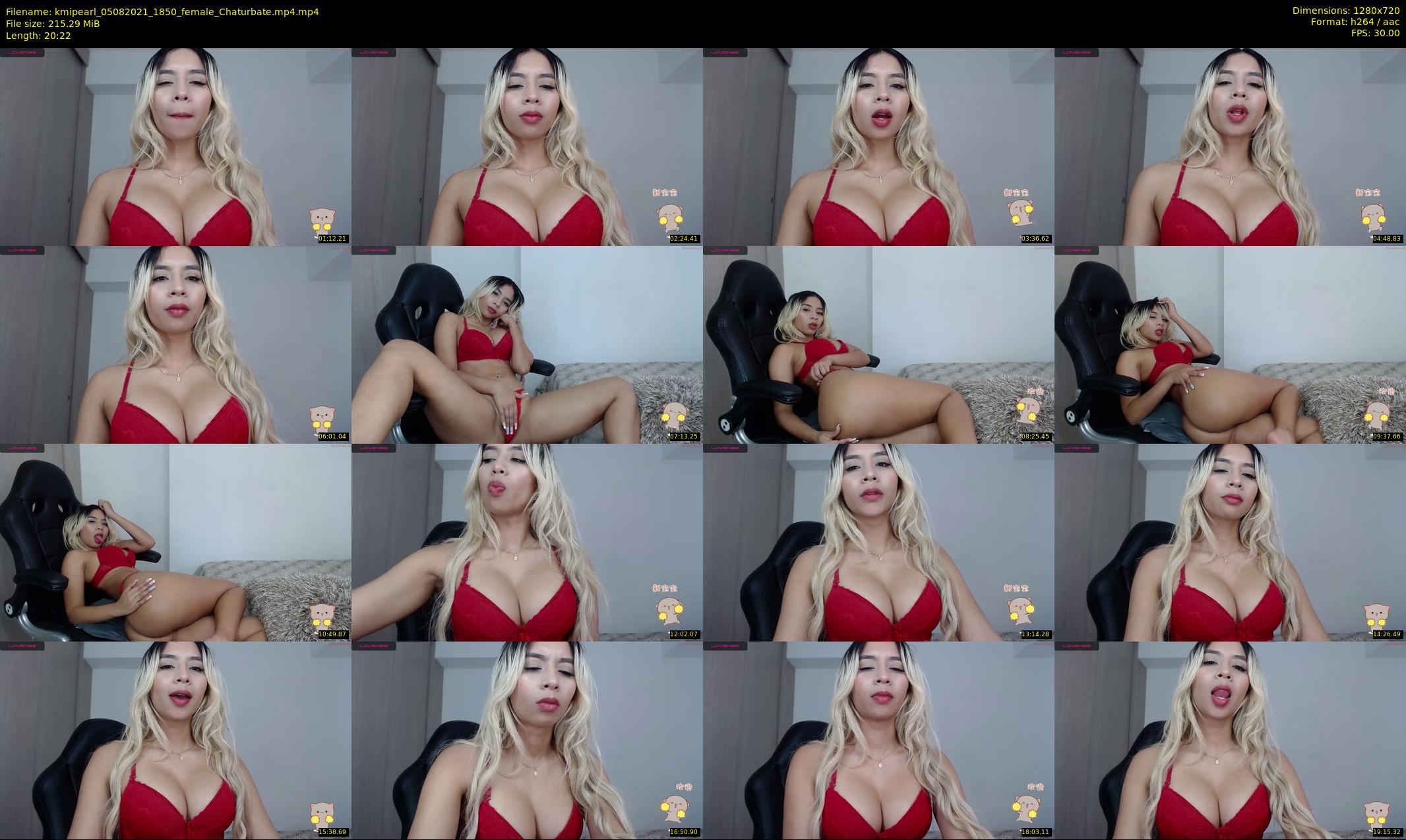 kmipearl — 21 minute Chaturbate female cam show recording, 720p, Aug 5, 2021