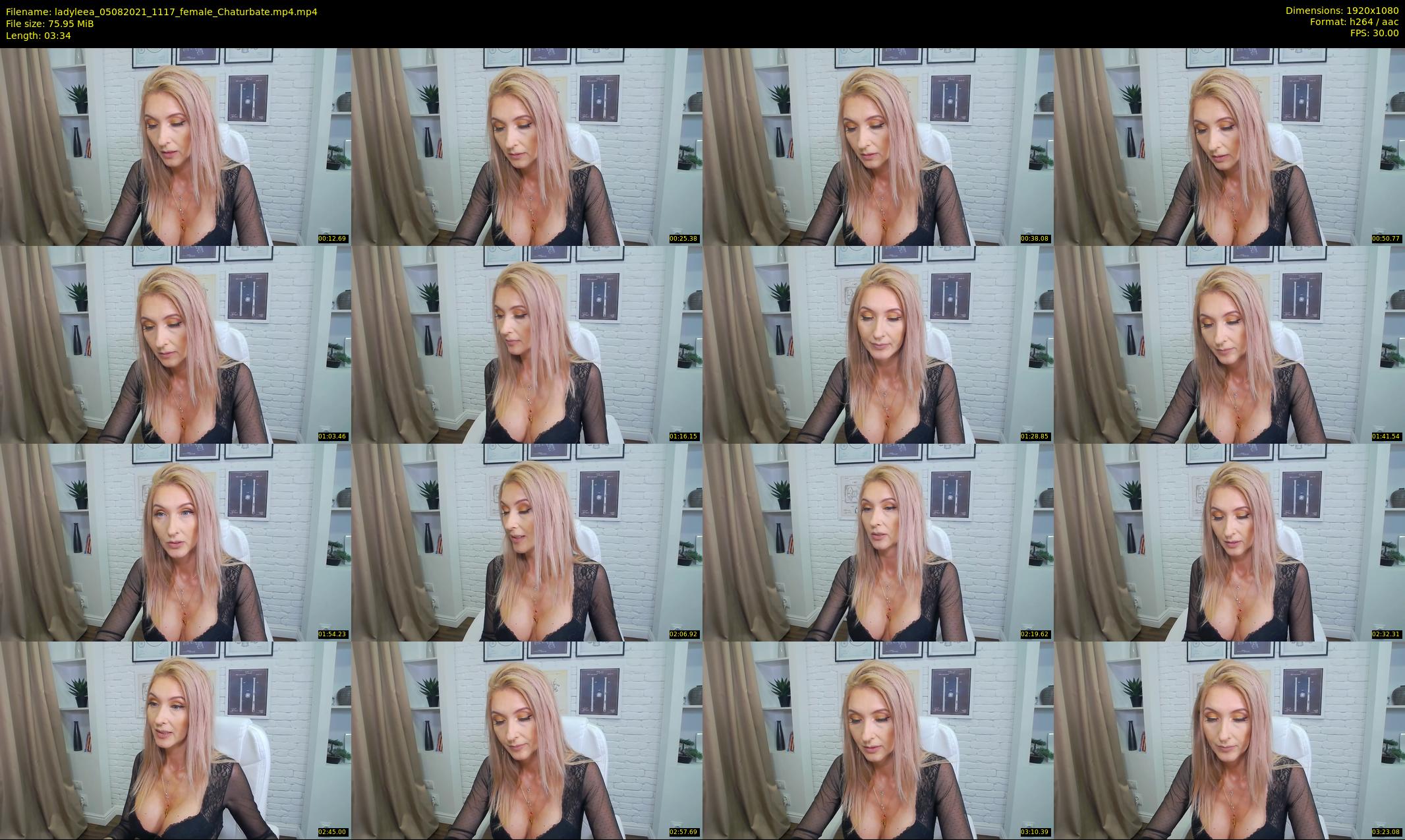 ladyleea — 4 minute Chaturbate female cam show recording, 1080p, Aug 5, 2021