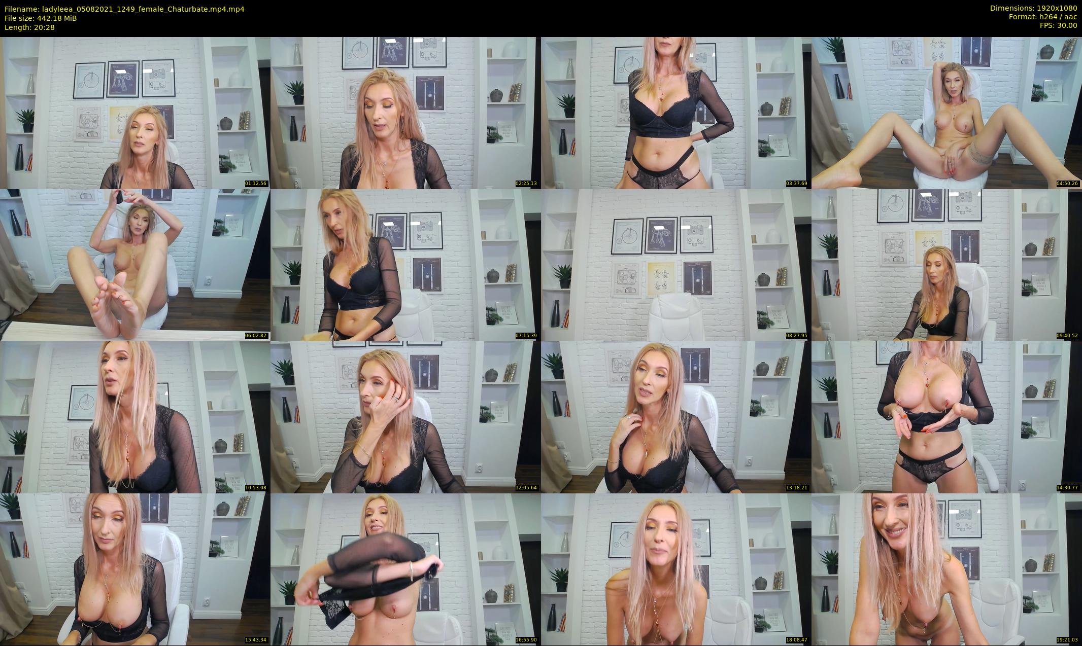 ladyleea — 21 minute Chaturbate female cam show recording, 1080p, Aug 5, 2021