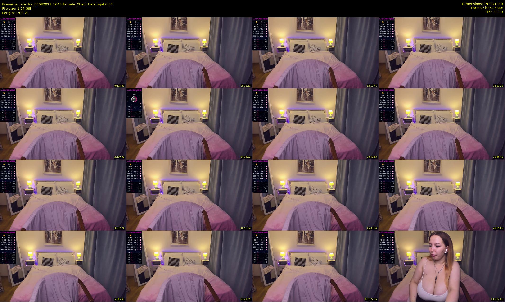 lafextra — 70 minute Chaturbate female cam show recording, 1080p, Aug 5, 2021