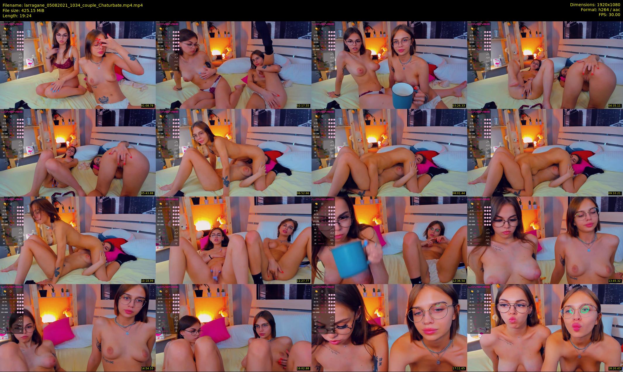 larragane — 20 minute Chaturbate couple cam show recording, 1080p, Aug 5, 2021