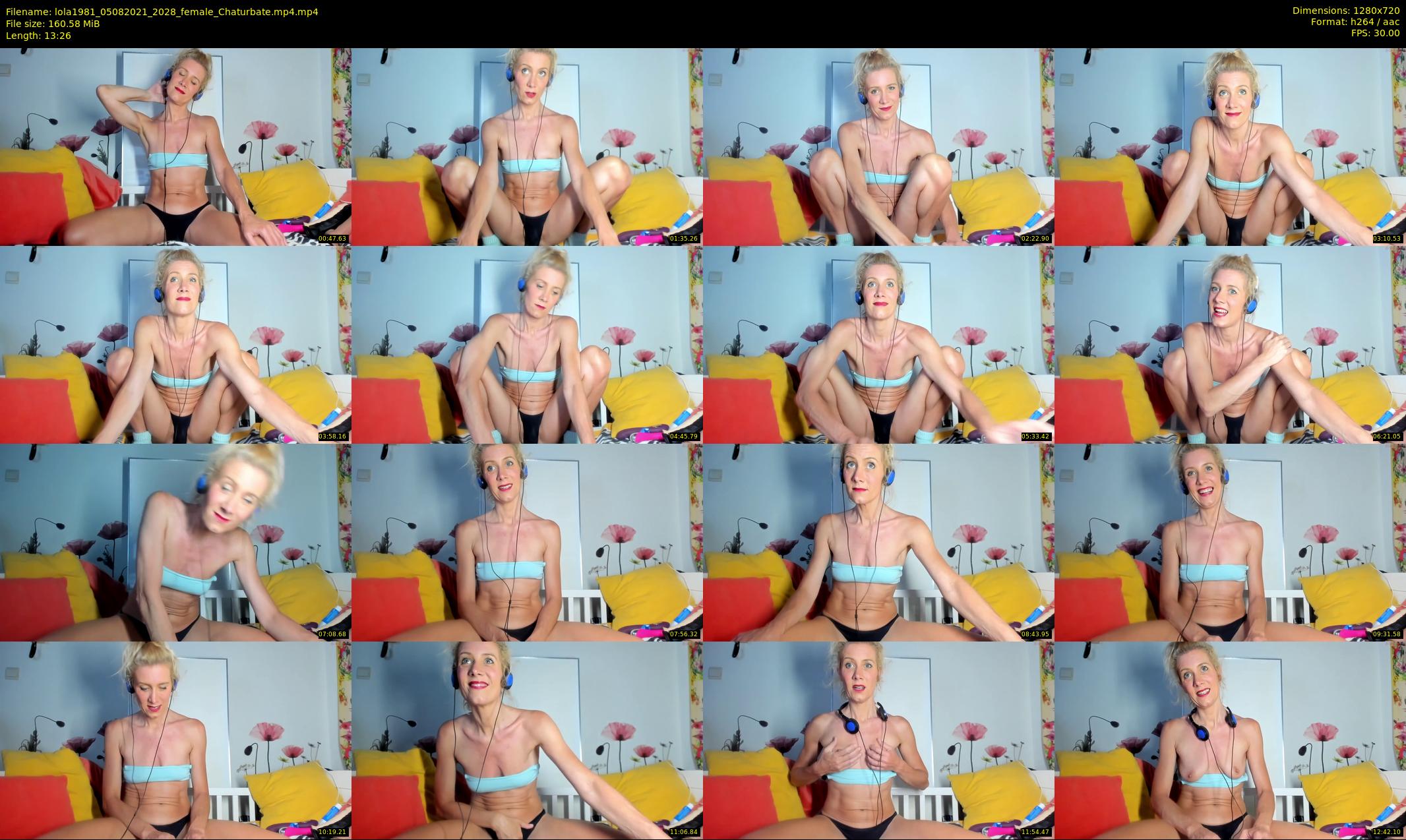lola1981 — 14 minute Chaturbate female cam show recording, 720p, Aug 5, 2021