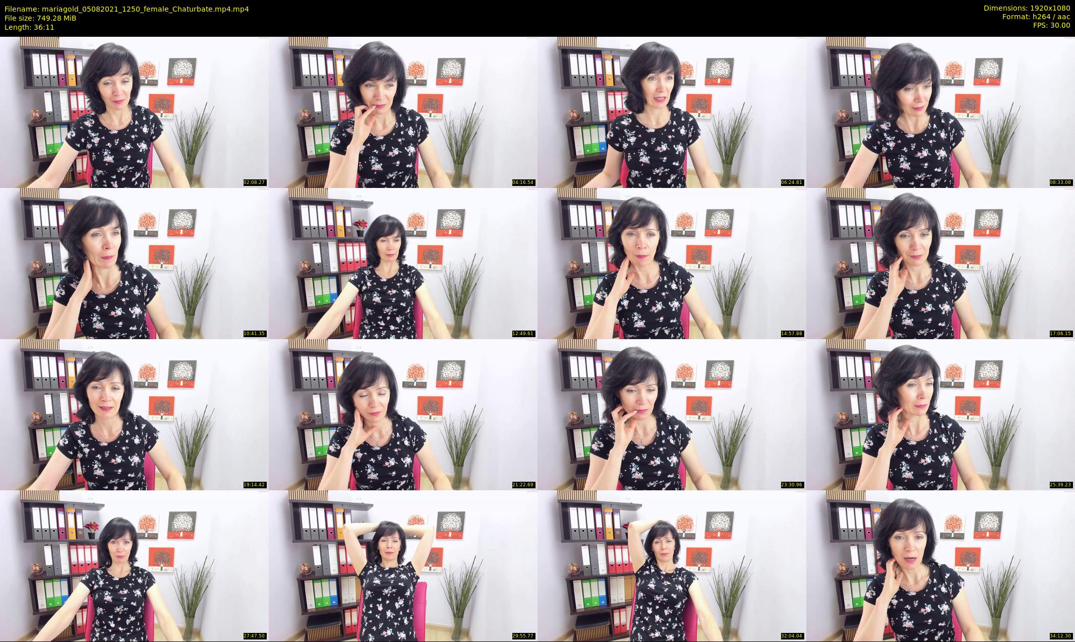 mariagold — 37 minute Chaturbate female cam show recording, 1080p, Aug 5, 2021