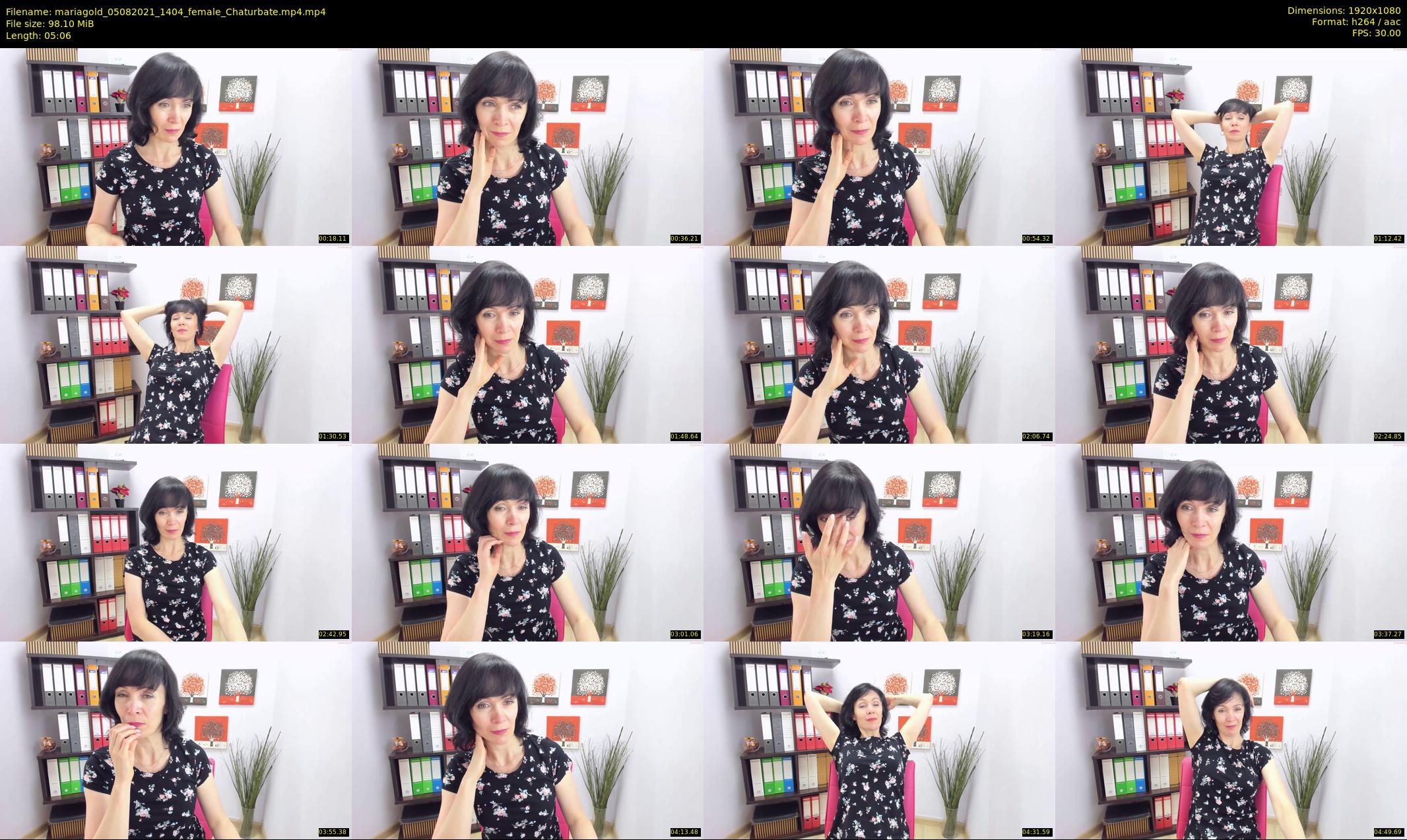 mariagold — 6 minute Chaturbate female cam show recording, 1080p, Aug 5, 2021