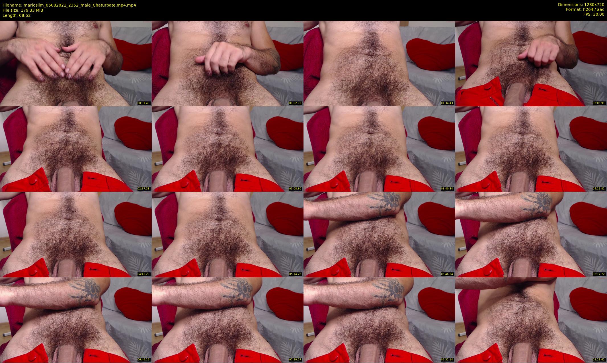 marioslim — 9 minute Chaturbate male cam show recording, 720p, Aug 5, 2021