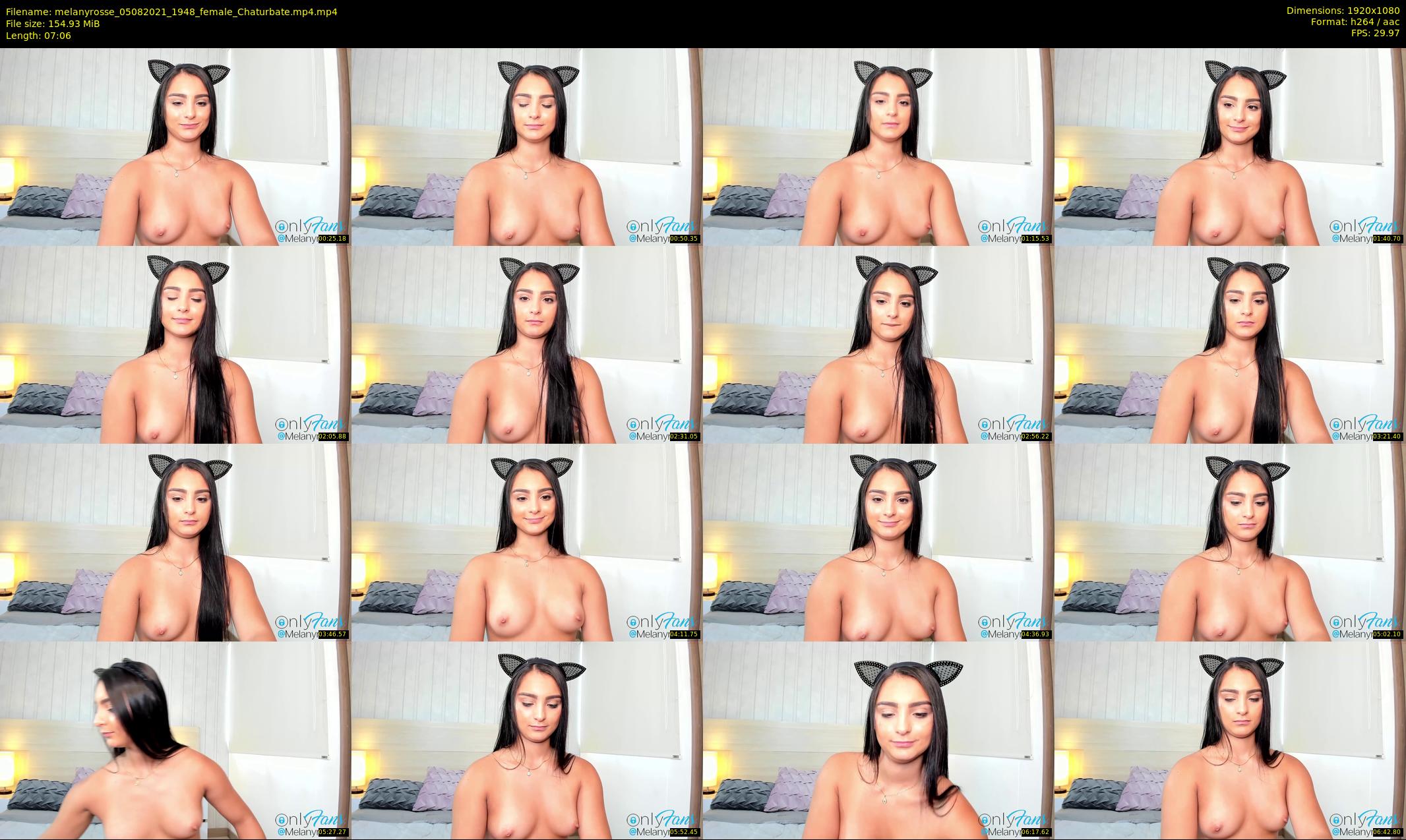 melanyrosse — 8 minute Chaturbate female cam show recording, 1080p, Aug 5, 2021