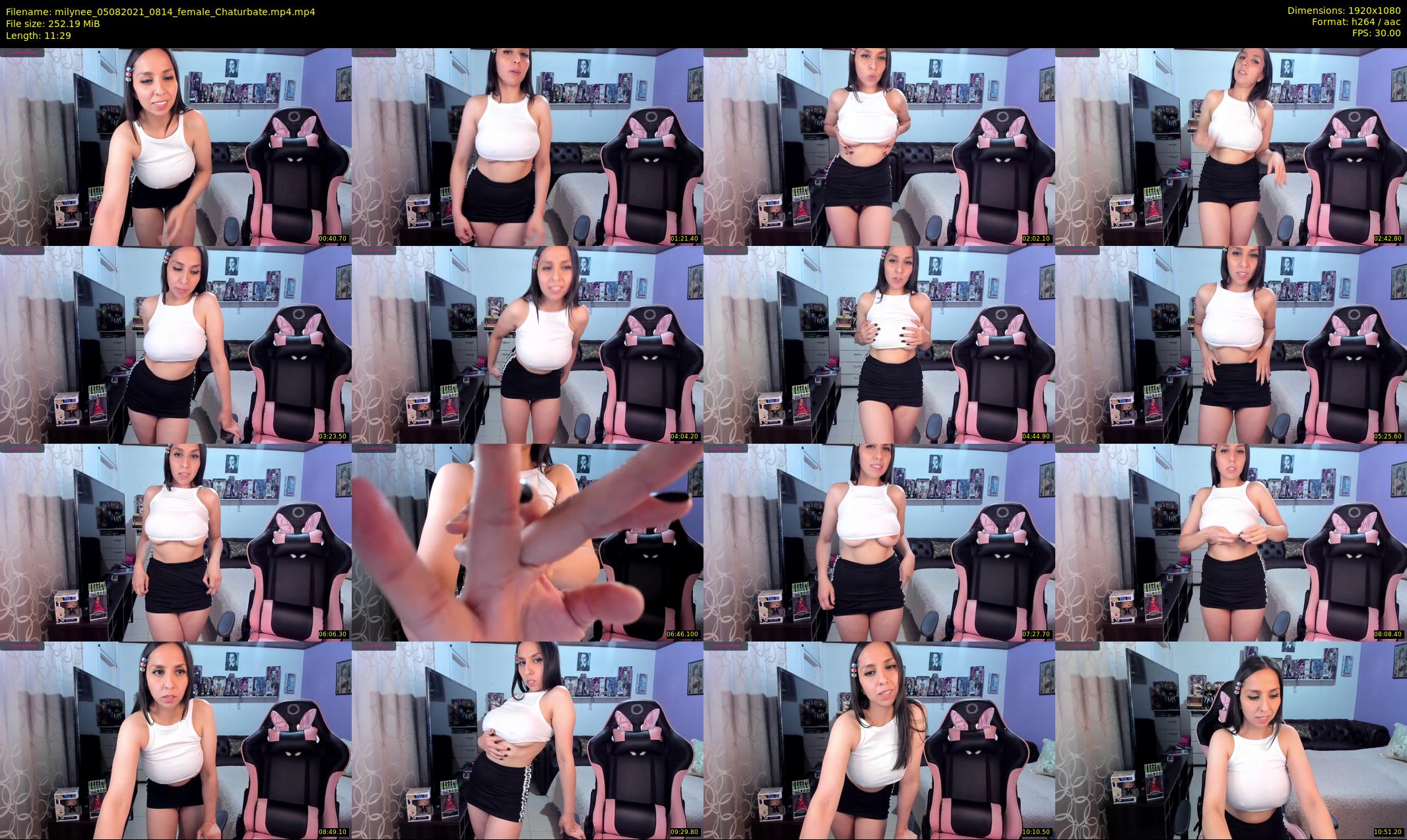 milynee — 12 minute Chaturbate female cam show recording, 1080p, Aug 5, 2021