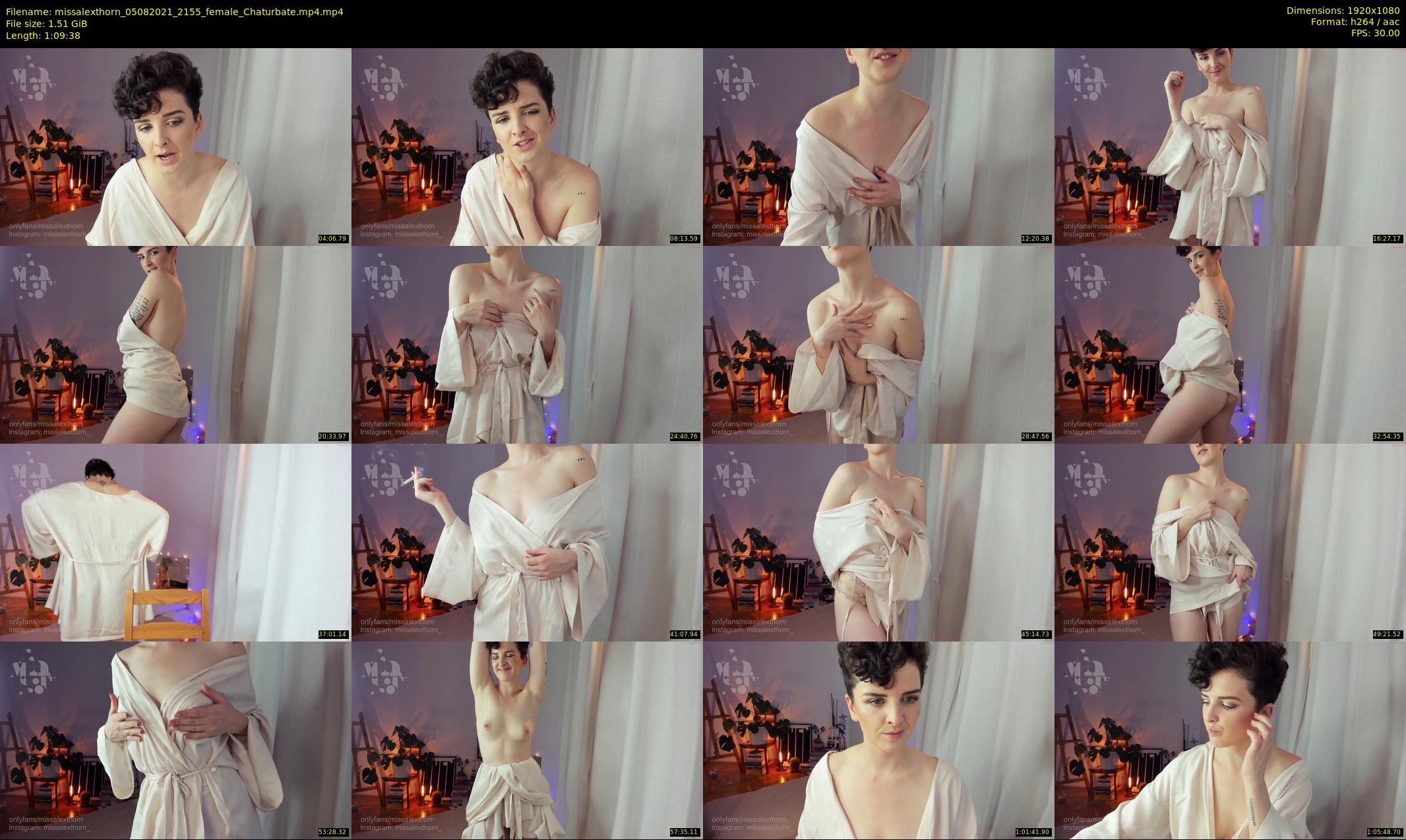 missalexthorn — 70 minute Chaturbate female cam show recording, 1080p, Aug 5, 2021