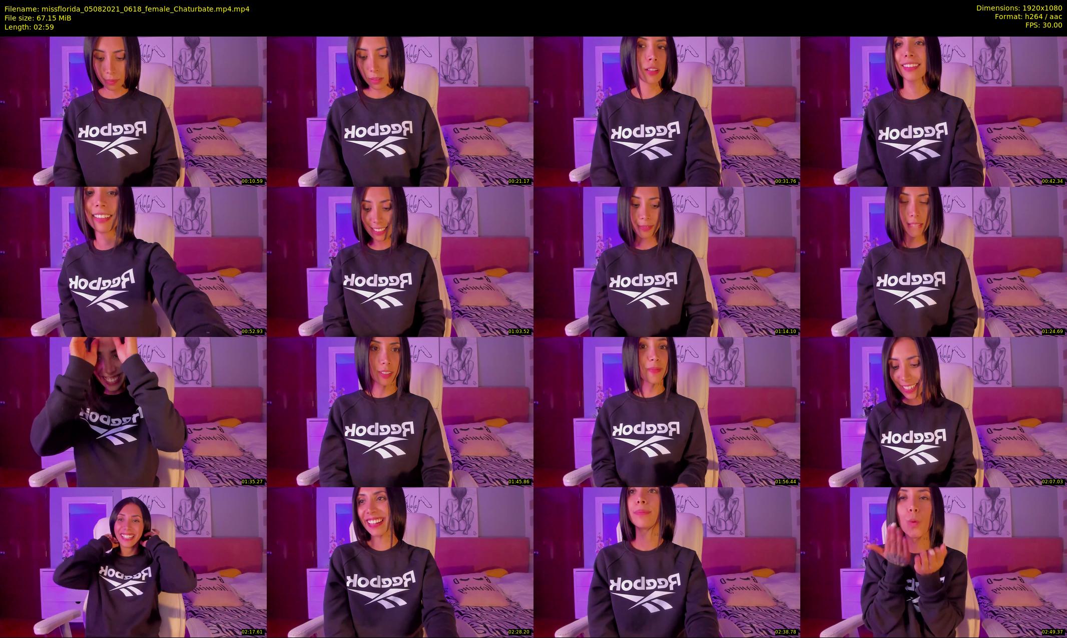 missflorida — 3 minute Chaturbate female cam show recording, 1080p, Aug 5, 2021