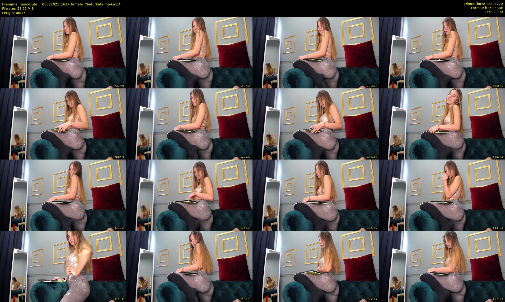nancycute__ — 7 minute Chaturbate female cam show recording, 720p, Aug 5, 2021