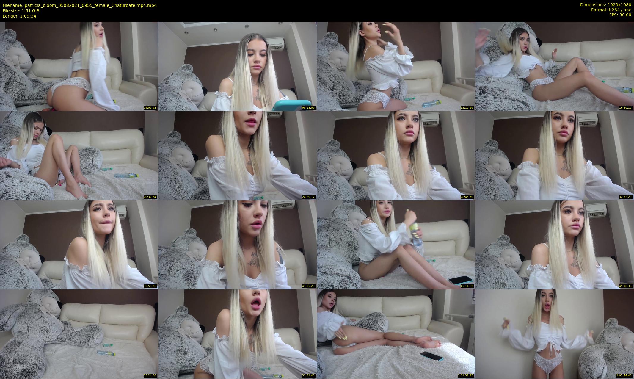 patricia_bloom — 70 minute Chaturbate female cam show recording, 1080p, Aug 5, 2021