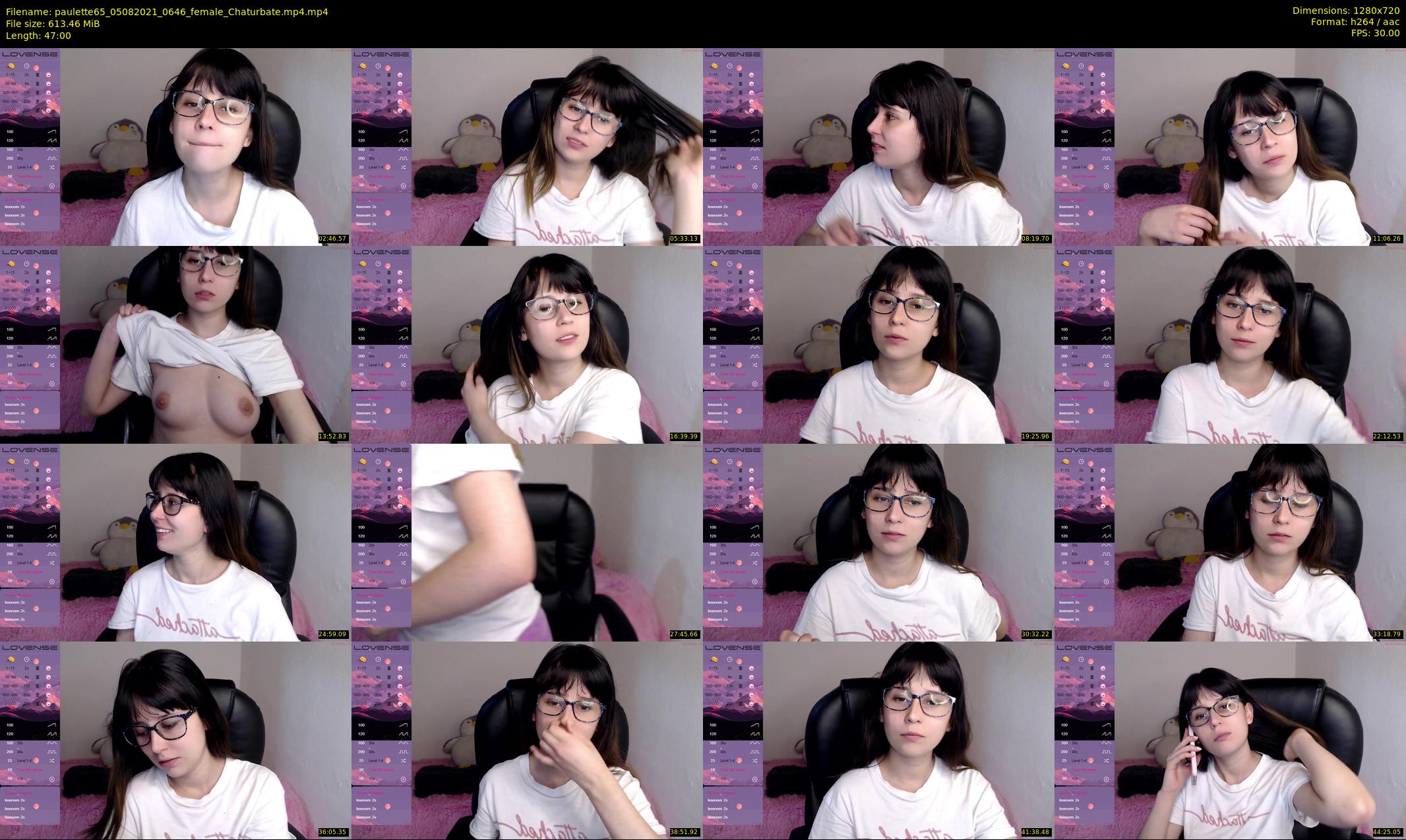 paulette65 — 47 minute Chaturbate female cam show recording, 720p, Aug 5, 2021