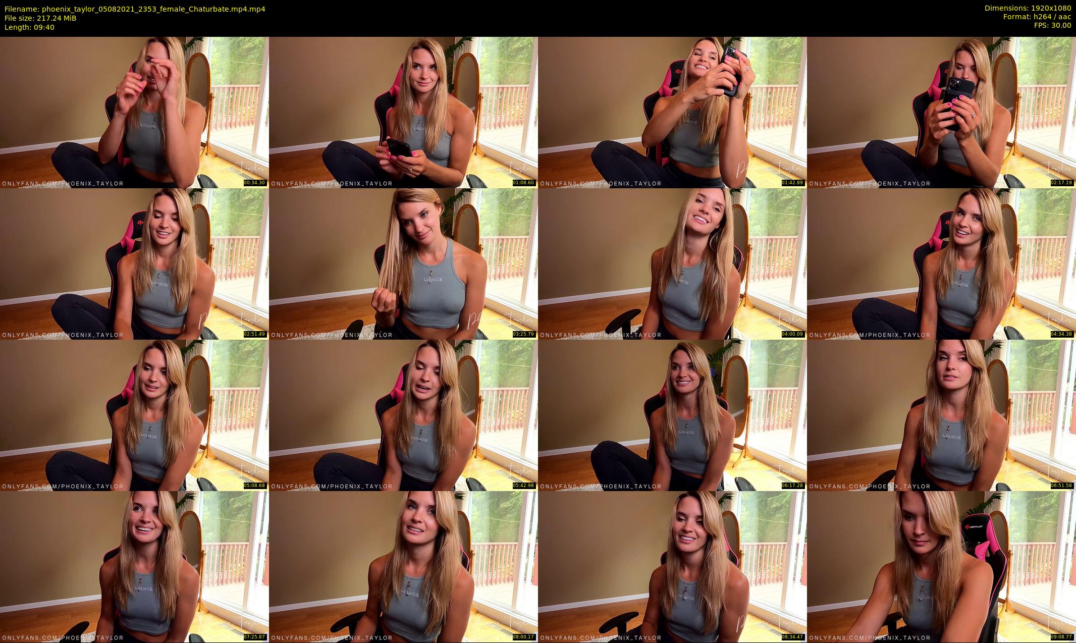 phoenix_taylor — 10 minute Chaturbate female cam show recording, 1080p, Aug 5, 2021