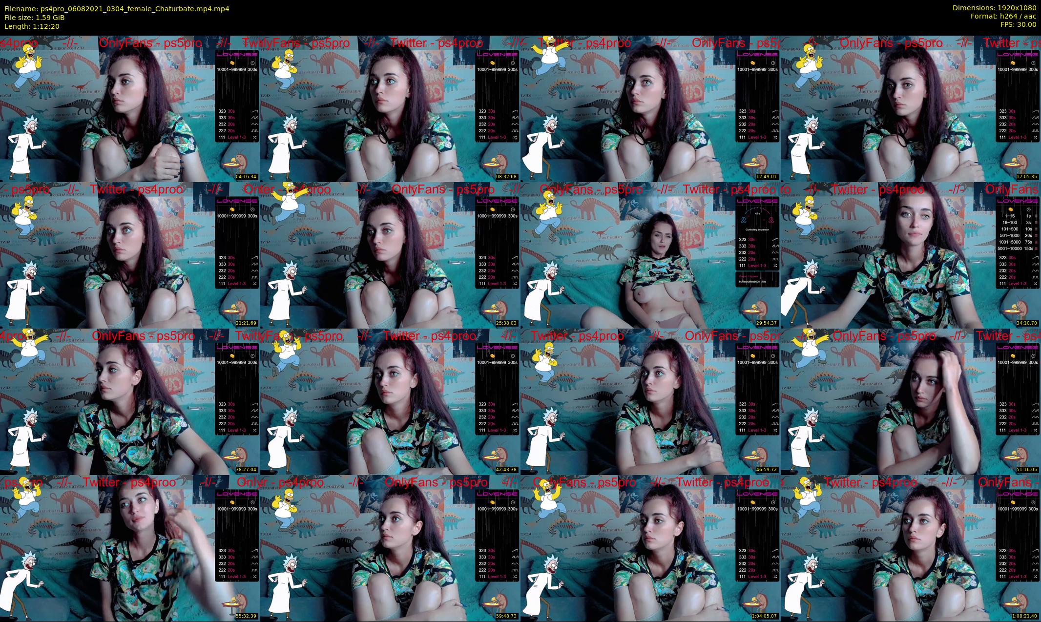 ps4pro — 73 minute Chaturbate female cam show recording, 1080p, Aug 6, 2021