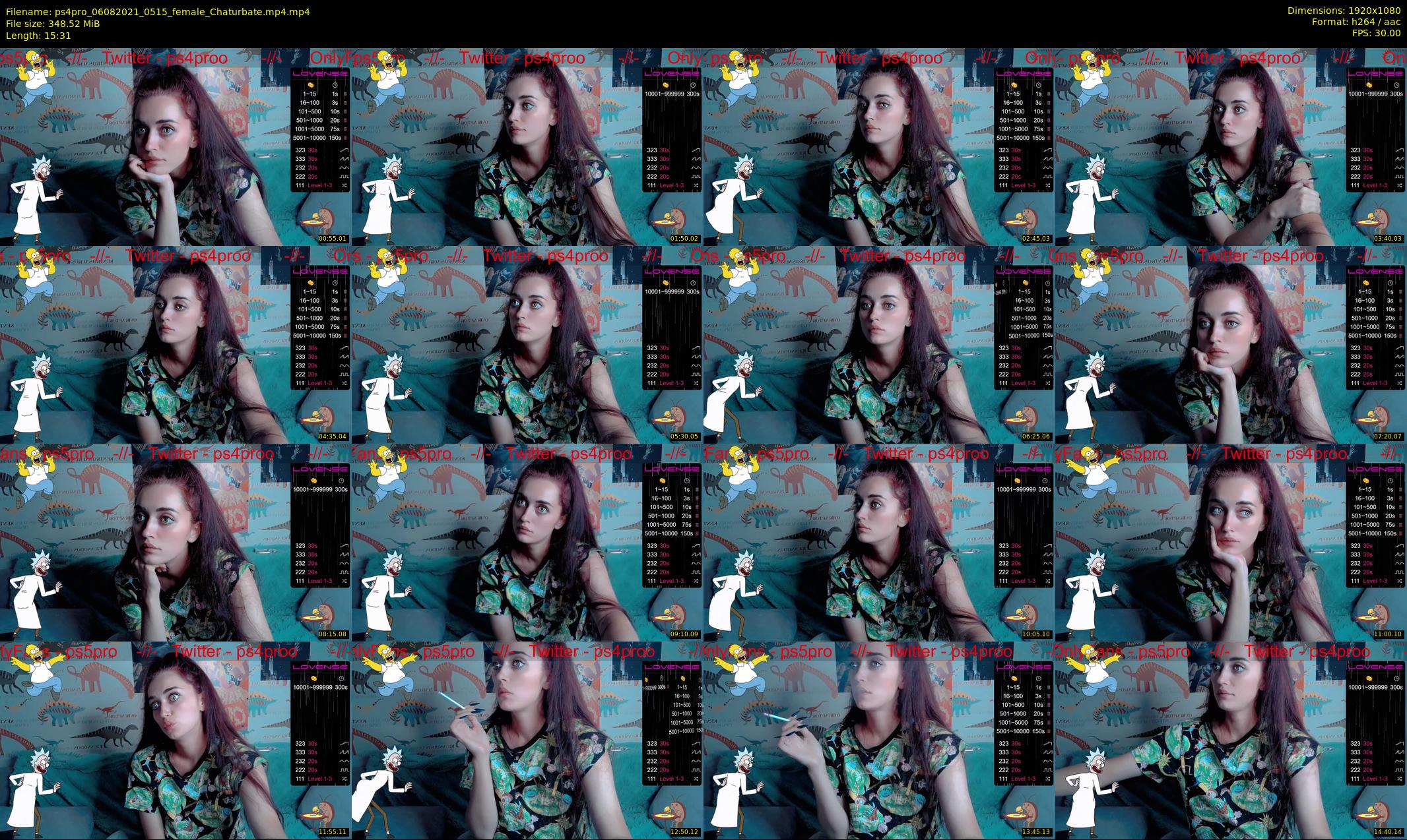 ps4pro — 16 minute Chaturbate female cam show recording, 1080p, Aug 6, 2021