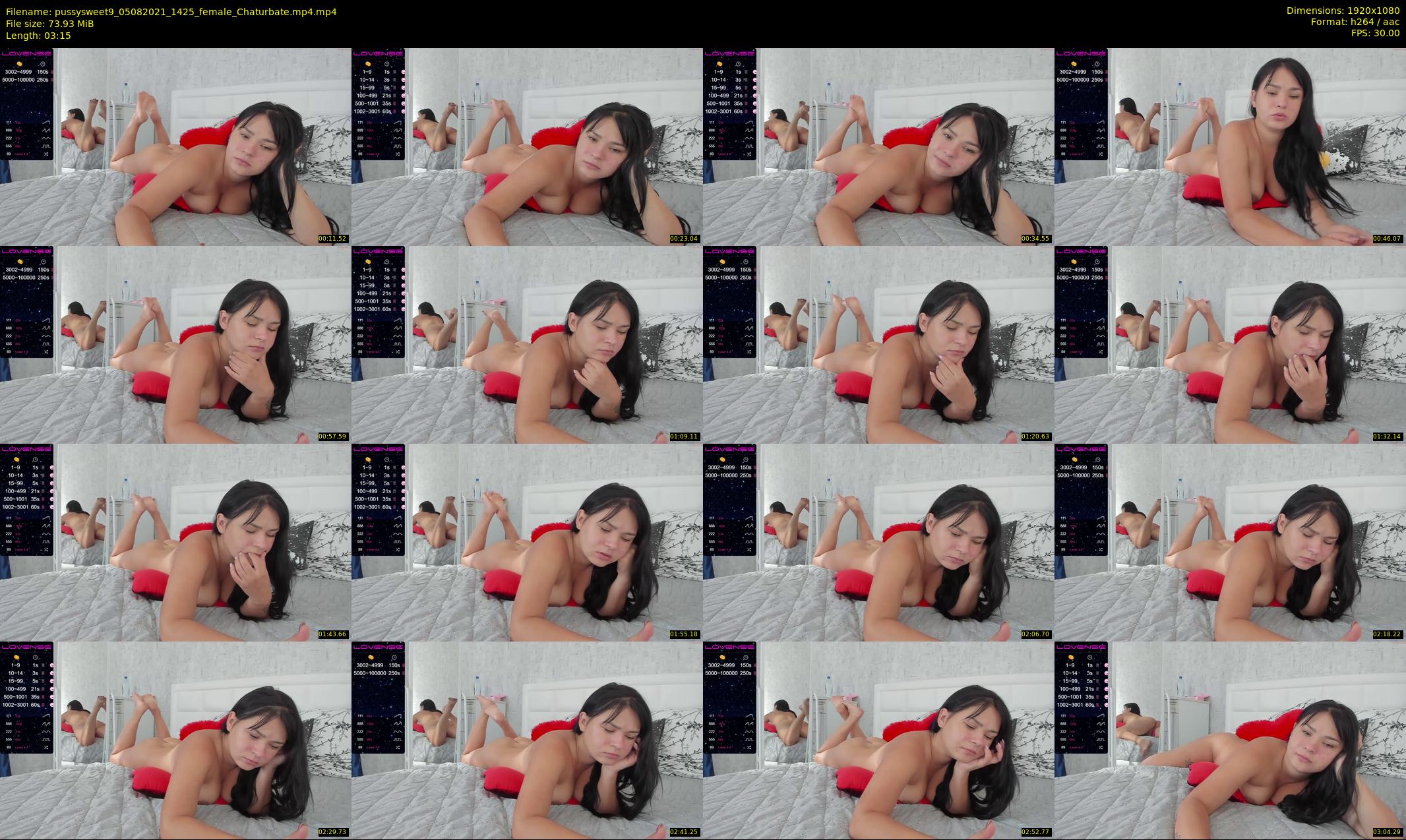pussysweet9 — 4 minute Chaturbate female cam show recording, 1080p, Aug 5, 2021