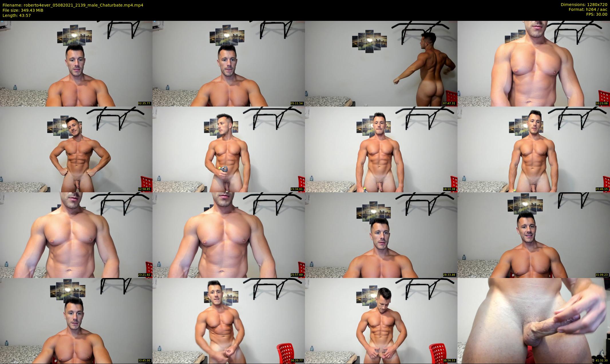 roberto4ever — 44 minute Chaturbate male cam show recording, 720p, Aug 5, 2021