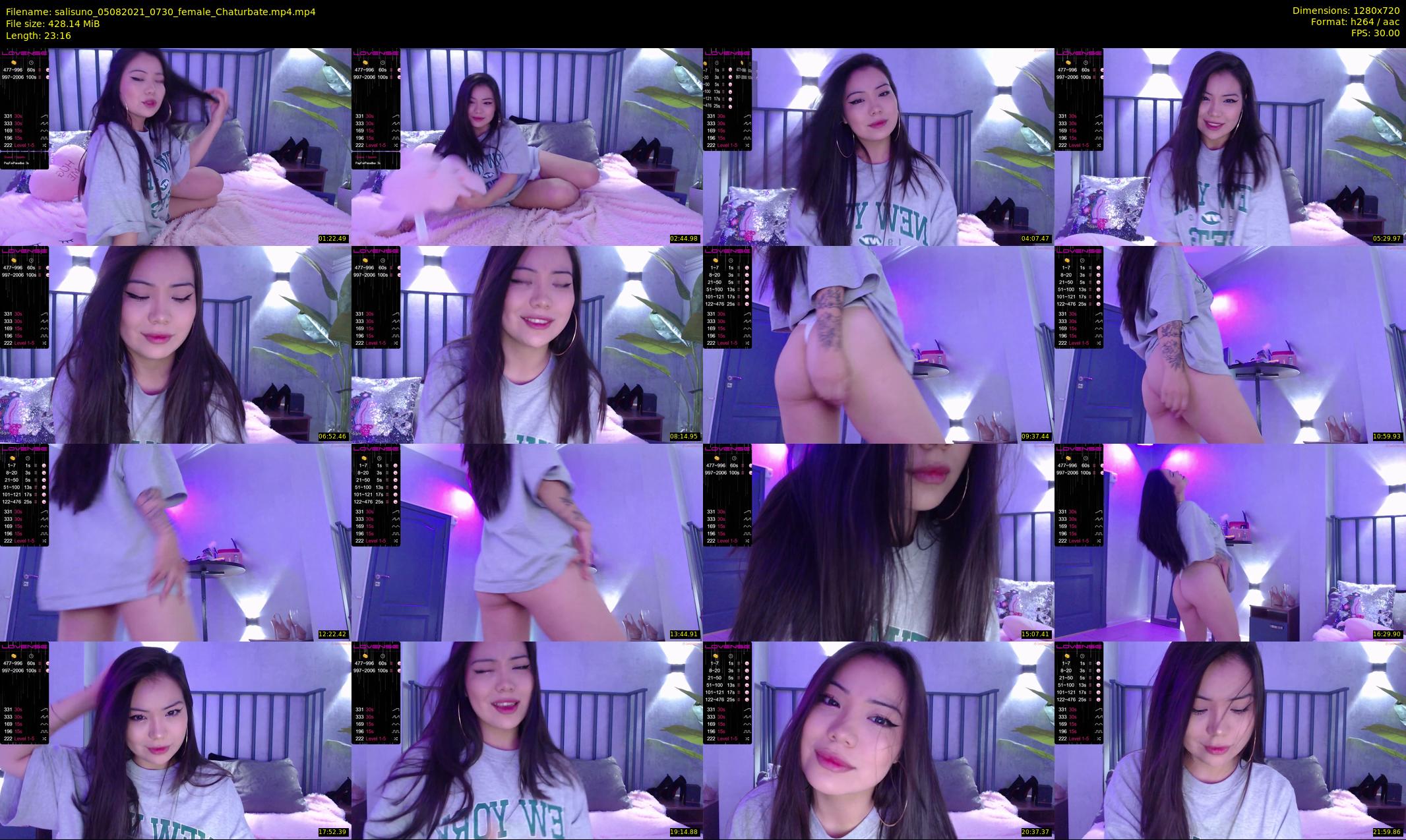 salisuno — 24 minute Chaturbate female cam show recording, 720p, Aug 5, 2021