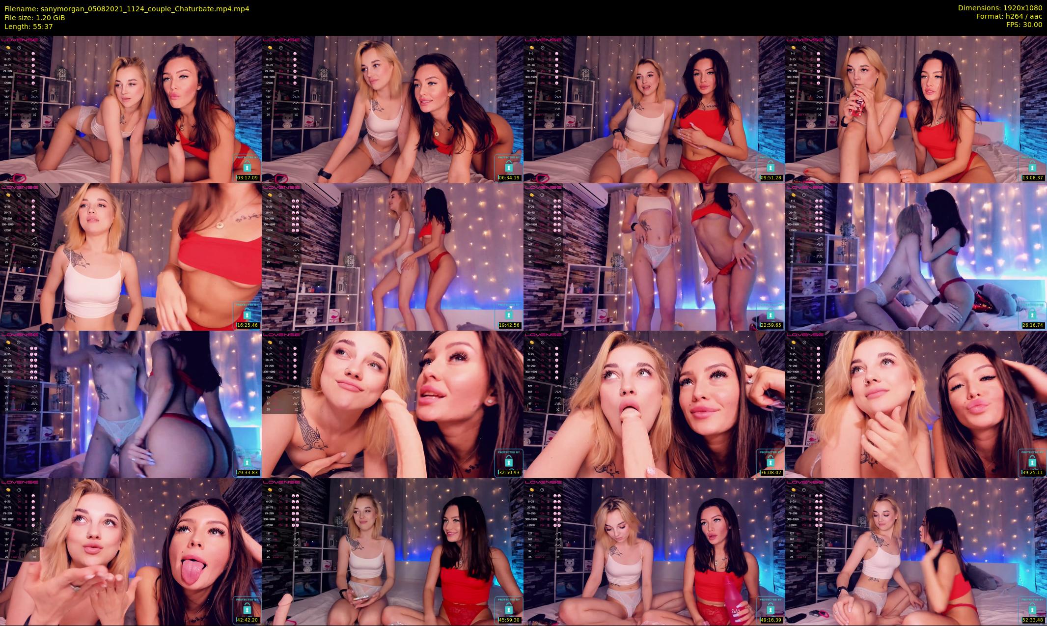 sanymorgan — 56 minute Chaturbate couple cam show recording, 1080p, Aug 5, 2021