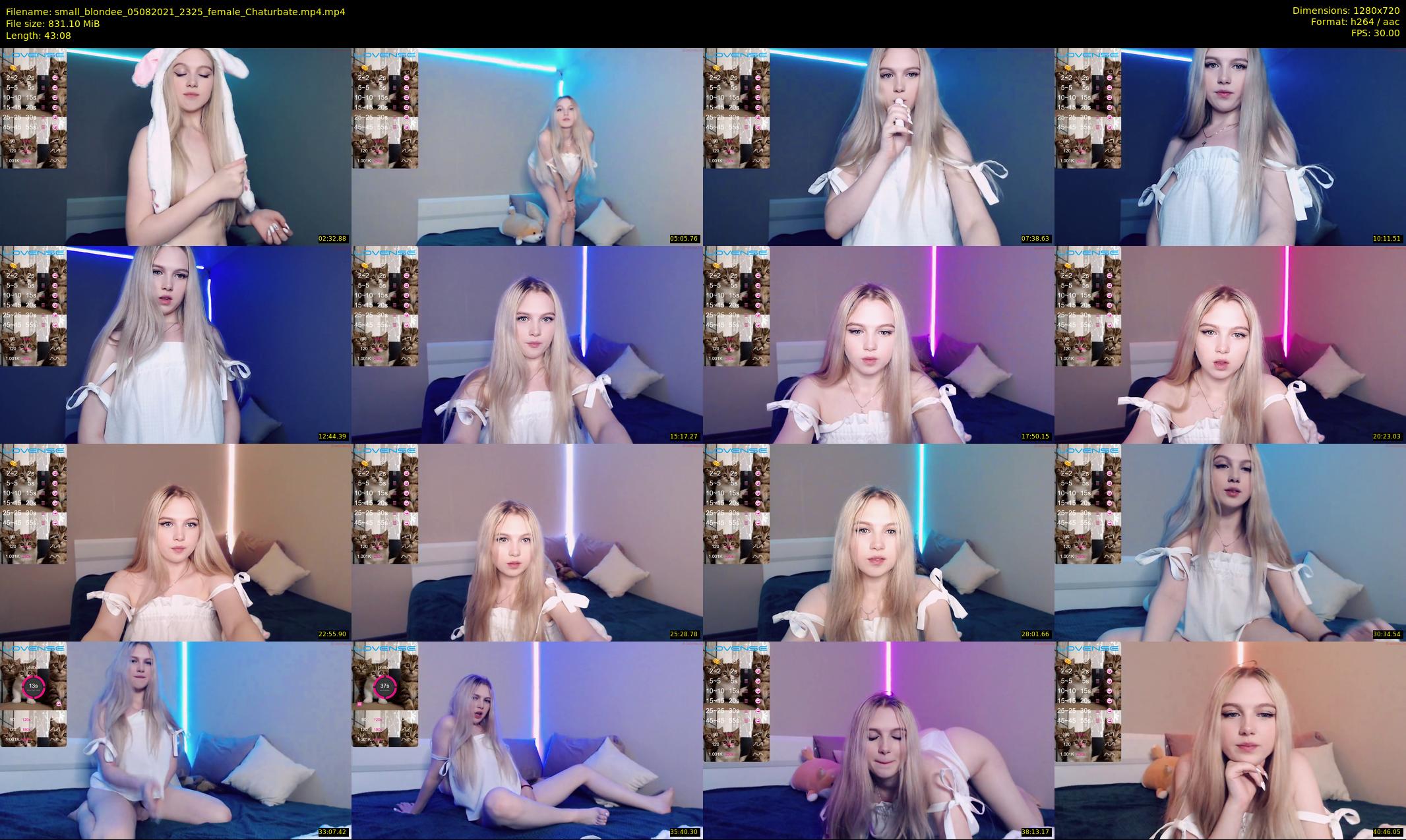 small_blondee — 44 minute Chaturbate female cam show recording, 720p, Aug 5, 2021