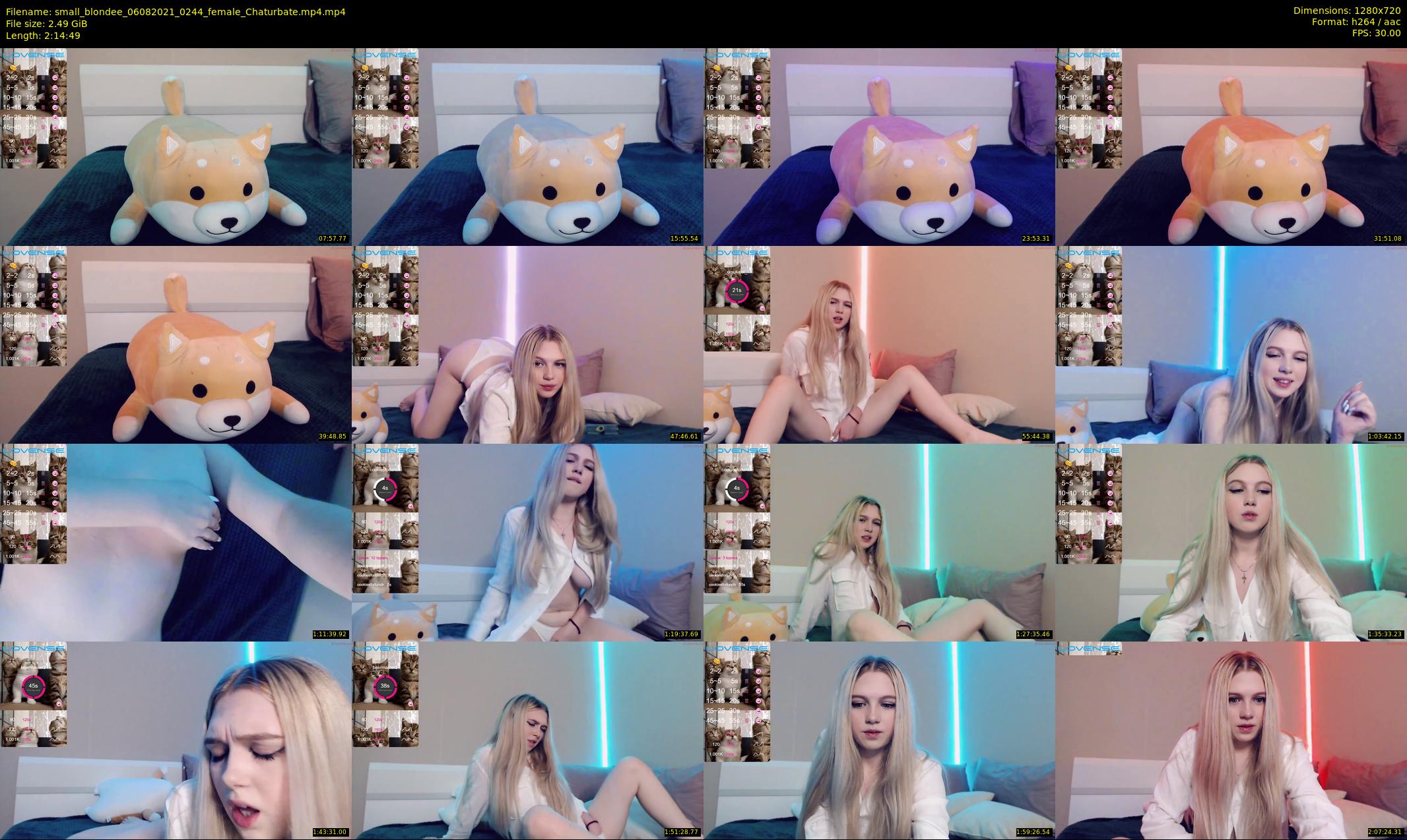 small_blondee — 135 minute Chaturbate female cam show recording, 720p, Aug 6, 2021