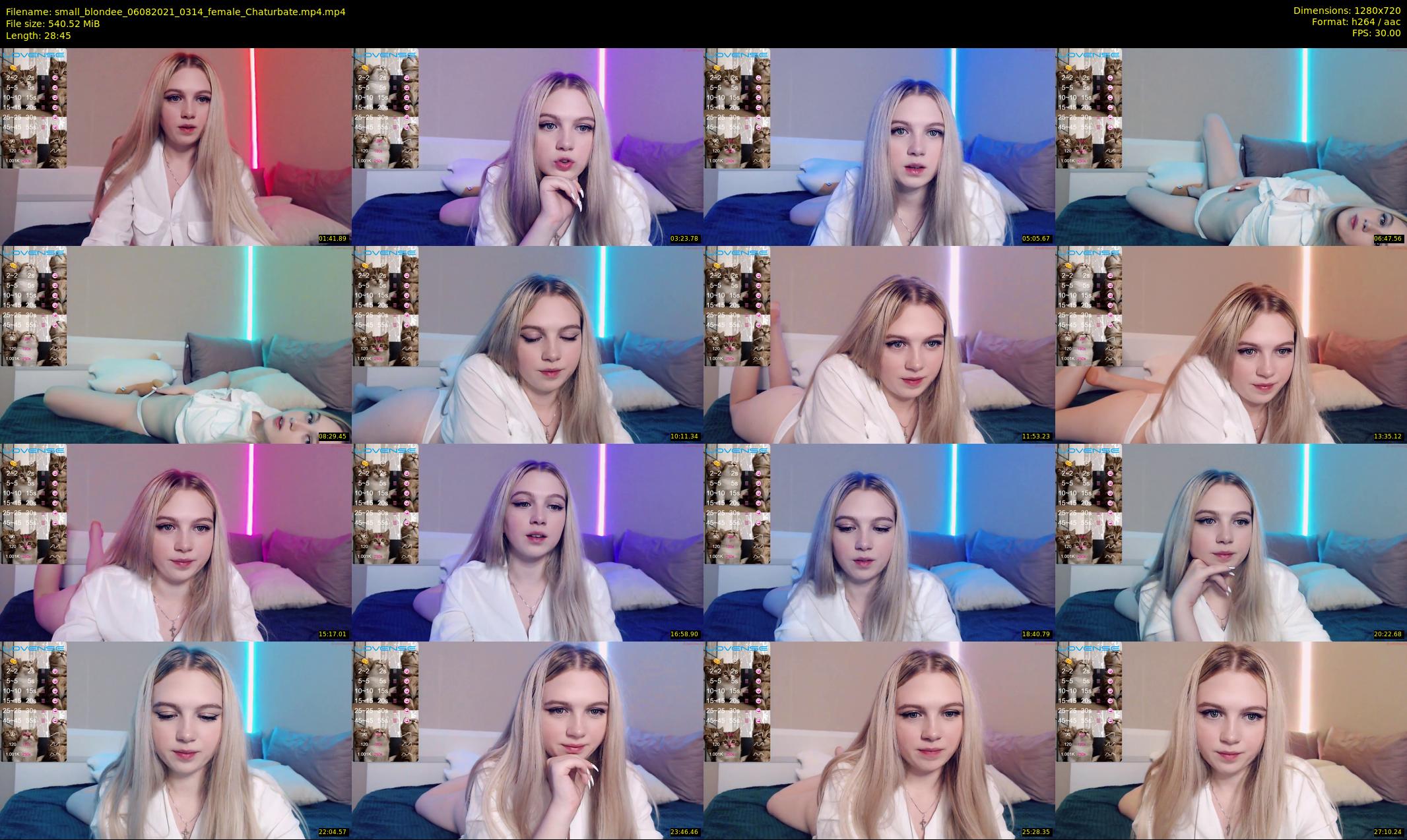 small_blondee — 29 minute Chaturbate female cam show recording, 720p, Aug 6, 2021