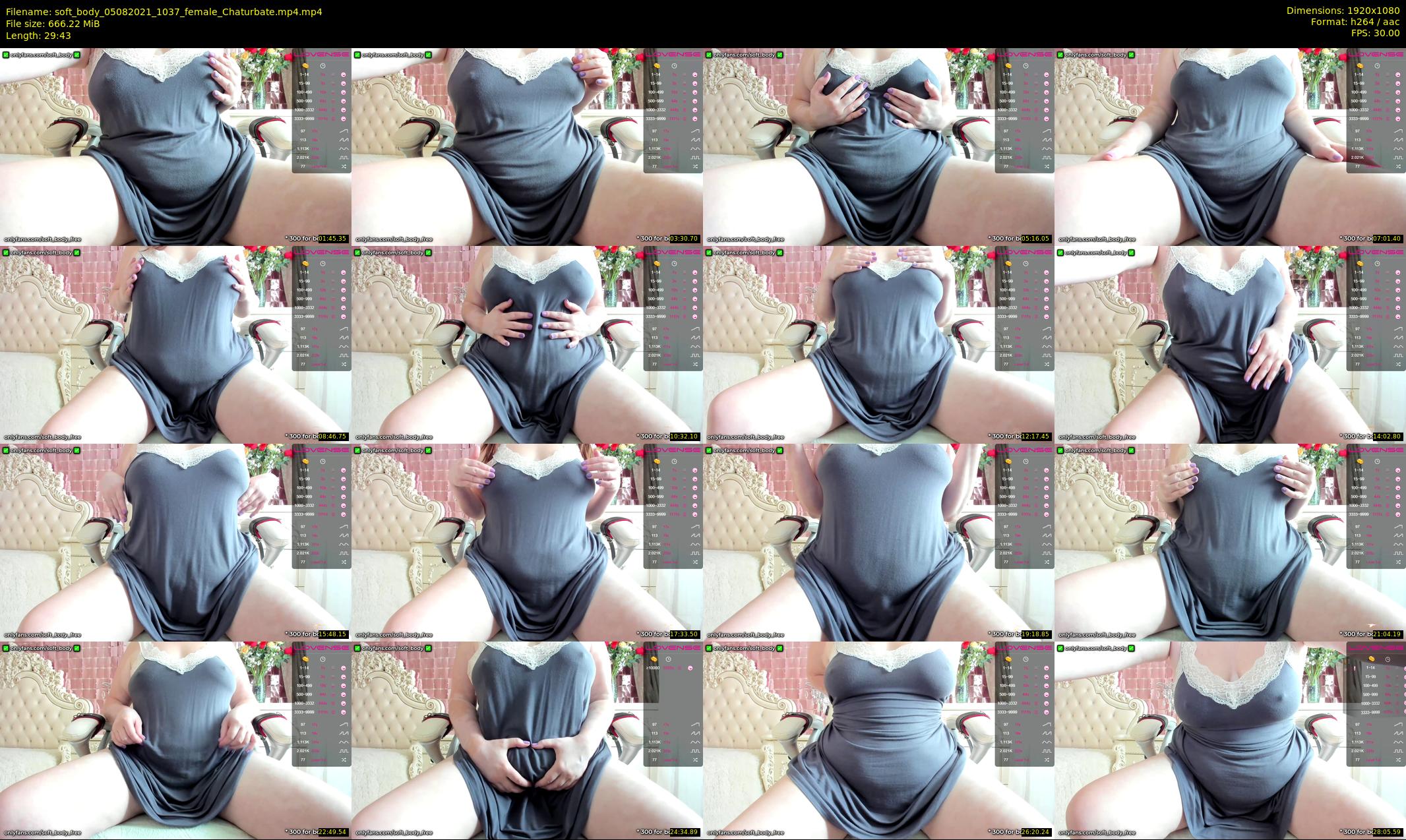 soft_body — 30 minute Chaturbate female cam show recording, 1080p, Aug 5, 2021