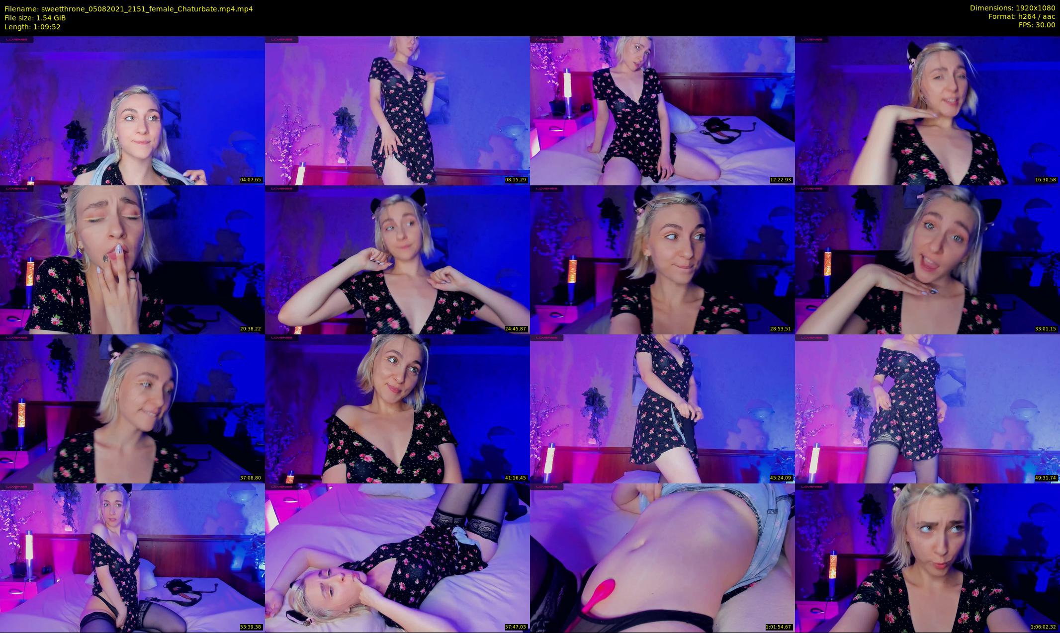 sweetthrone — 70 minute Chaturbate couple cam show recording, 1080p, Aug 5, 2021