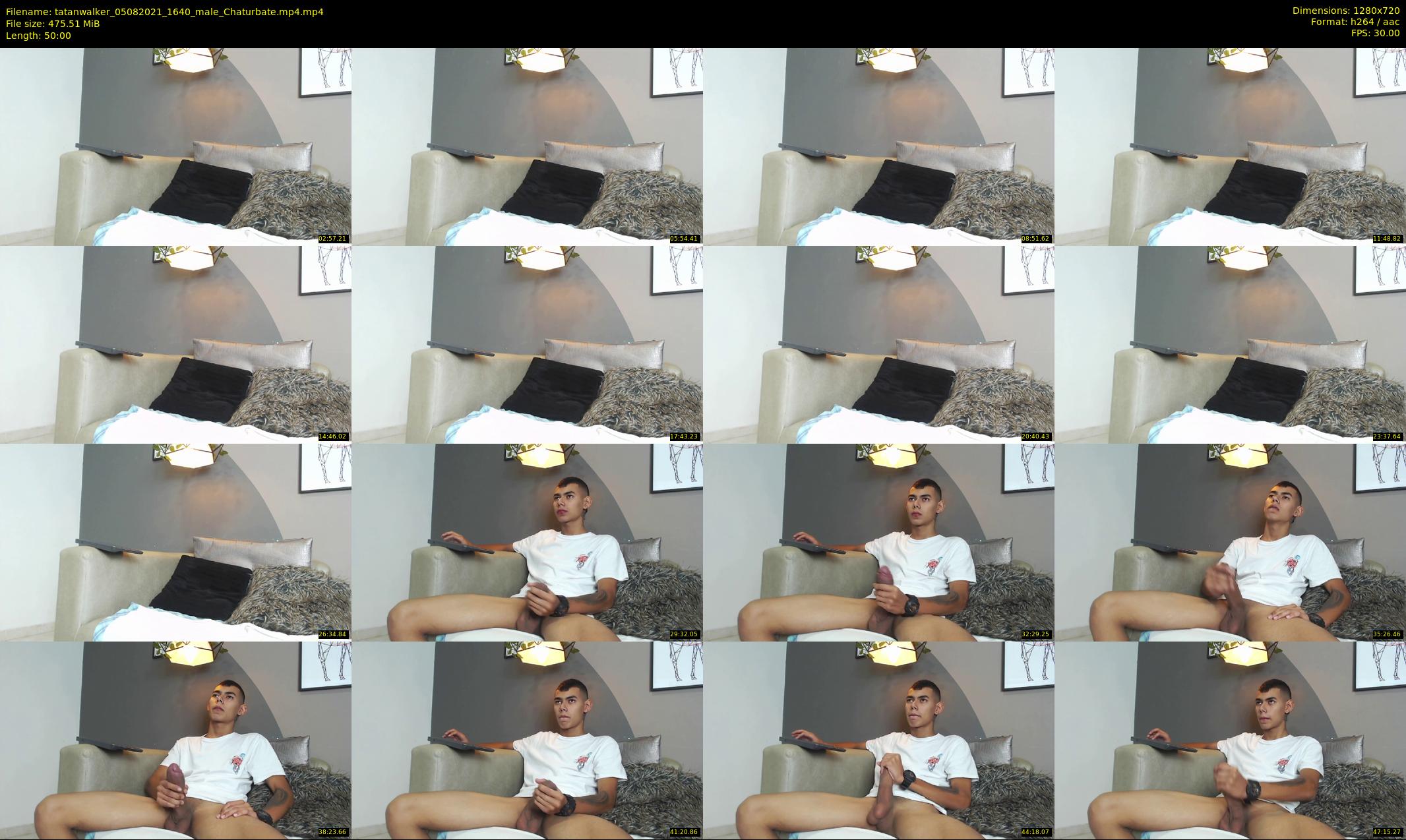 tatanwalker — 50 minute Chaturbate male cam show recording, 720p, Aug 5, 2021