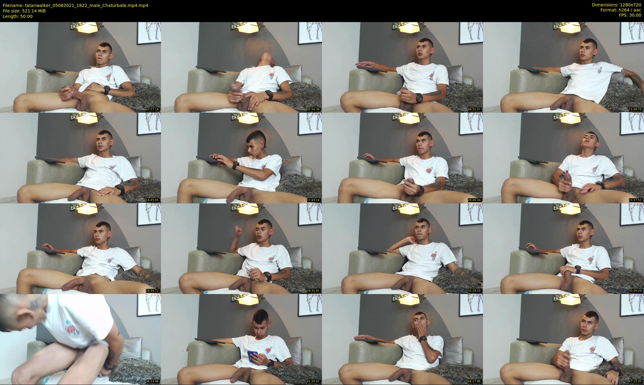 tatanwalker — 50 minute Chaturbate male cam show recording, 720p, Aug 5, 2021