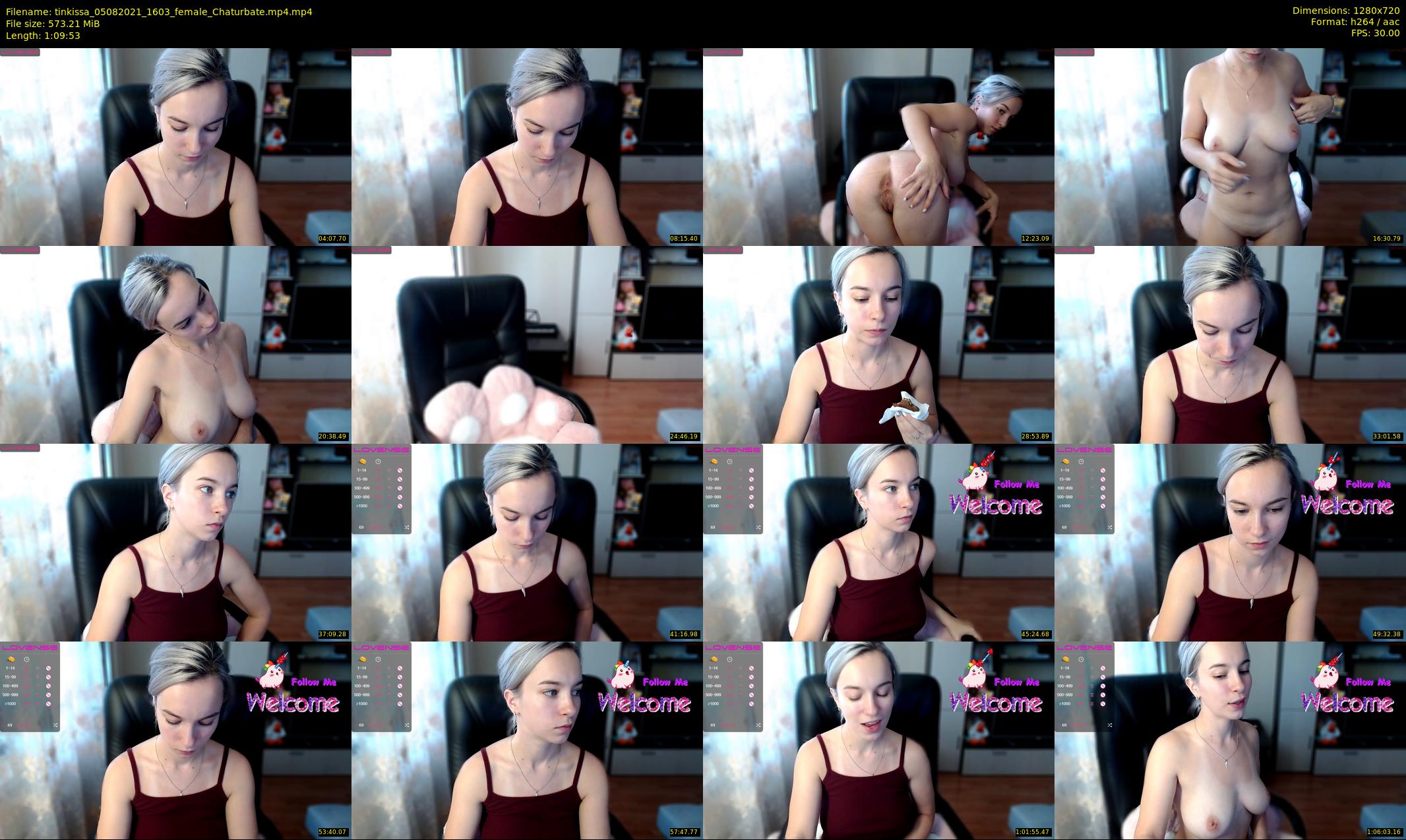 tinkissa — 70 minute Chaturbate couple cam show recording, 720p, Aug 5, 2021
