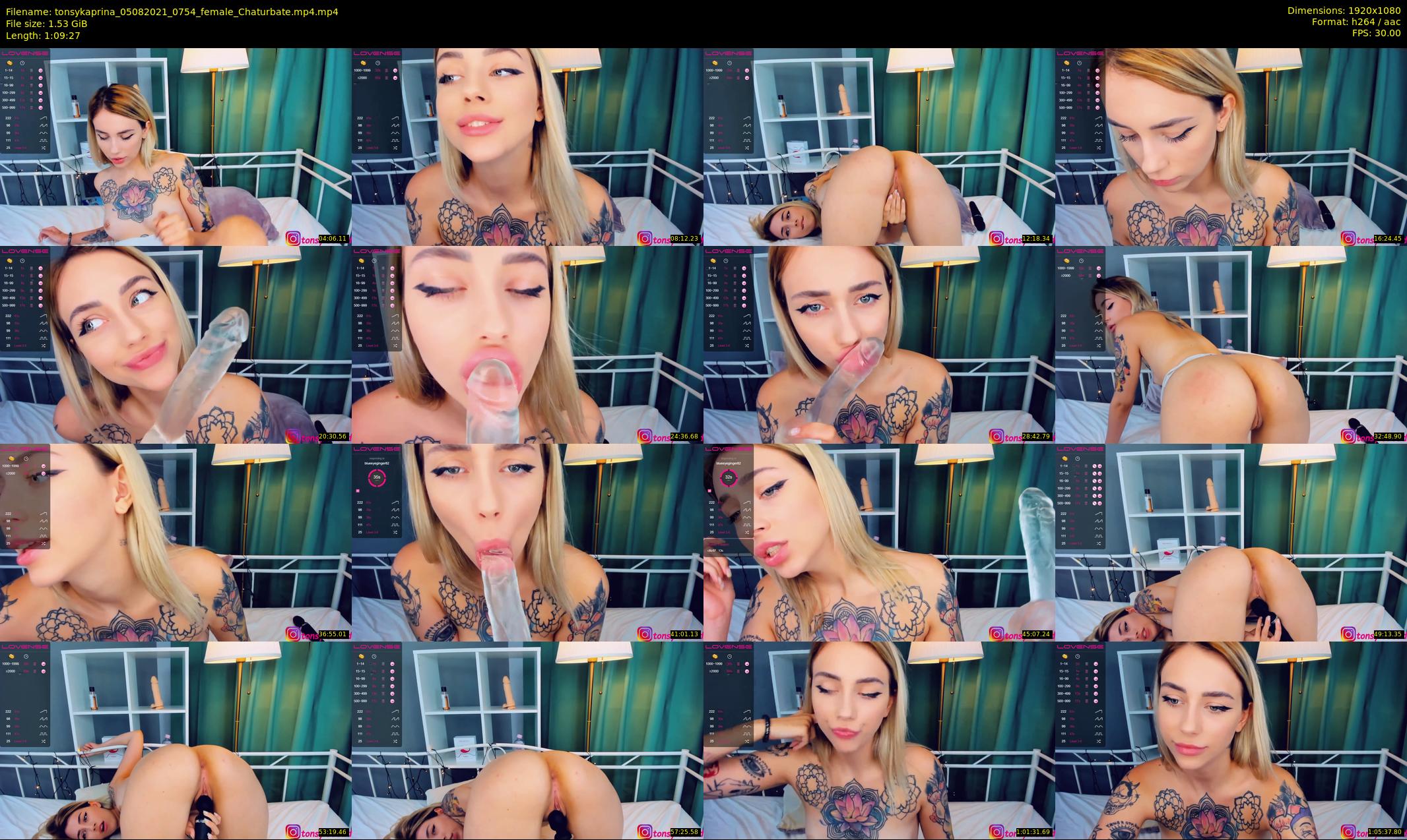 tonsykaprina — 70 minute Chaturbate couple cam show recording, 1080p, Aug 5, 2021