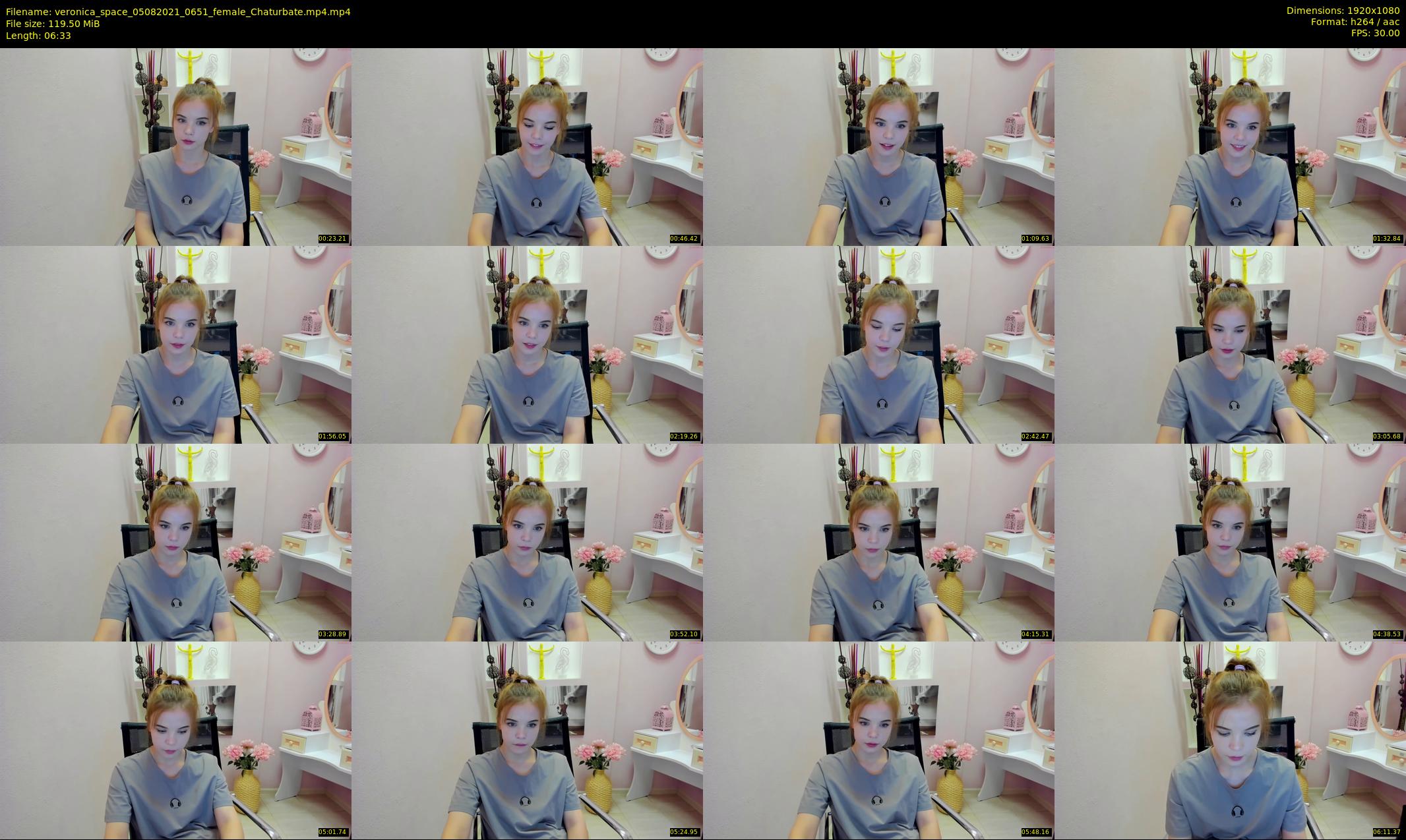 veronica_space — 7 minute Chaturbate female cam show recording, 1080p, Aug 5, 2021