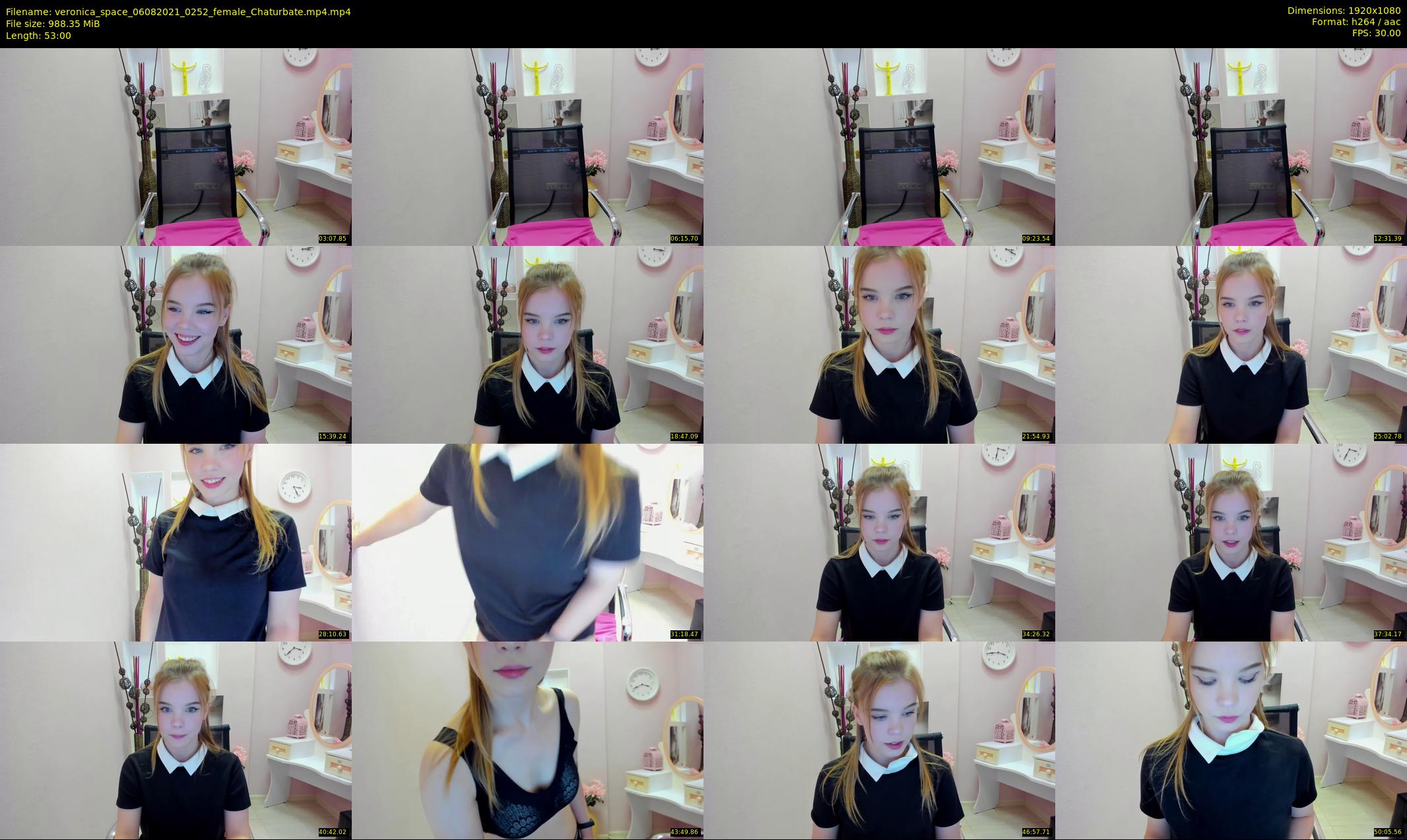 veronica_space — 53 minute Chaturbate female cam show recording, 1080p, Aug 6, 2021