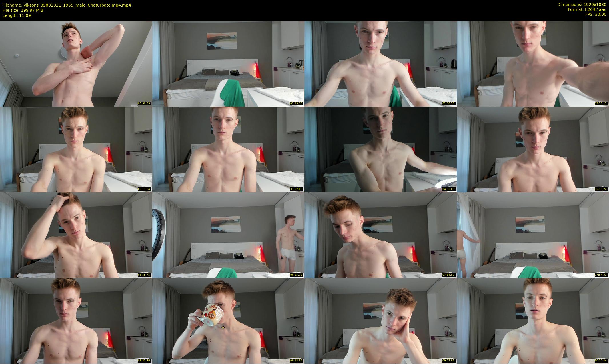 viksons — 12 minute Chaturbate male cam show recording, 1080p, Aug 5, 2021